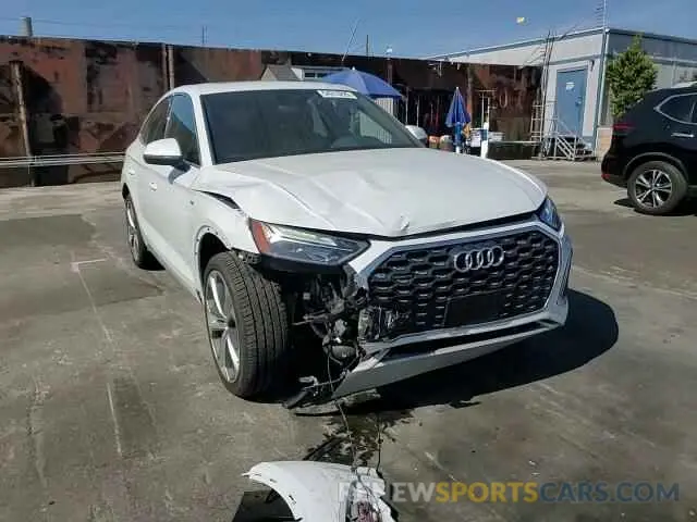 14 fotografías del automóvil dañado WA15AAFY0M2118303 AUDI Q5 2021