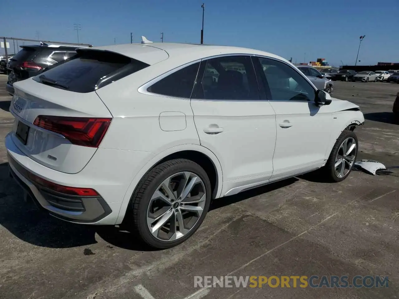 3 fotografías del automóvil dañado WA15AAFY0M2118303 AUDI Q5 2021