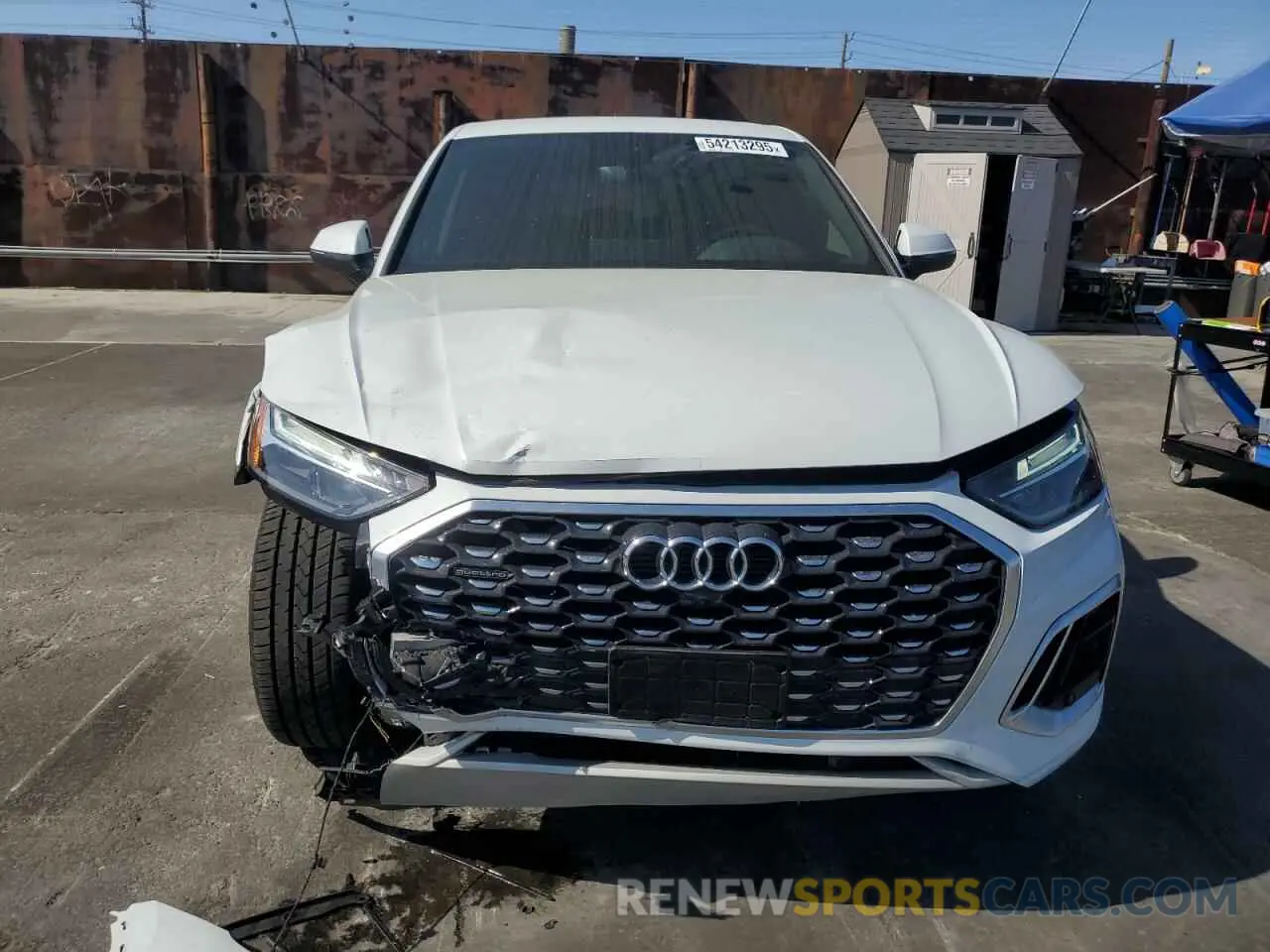 5 fotografías del automóvil dañado WA15AAFY0M2118303 AUDI Q5 2021