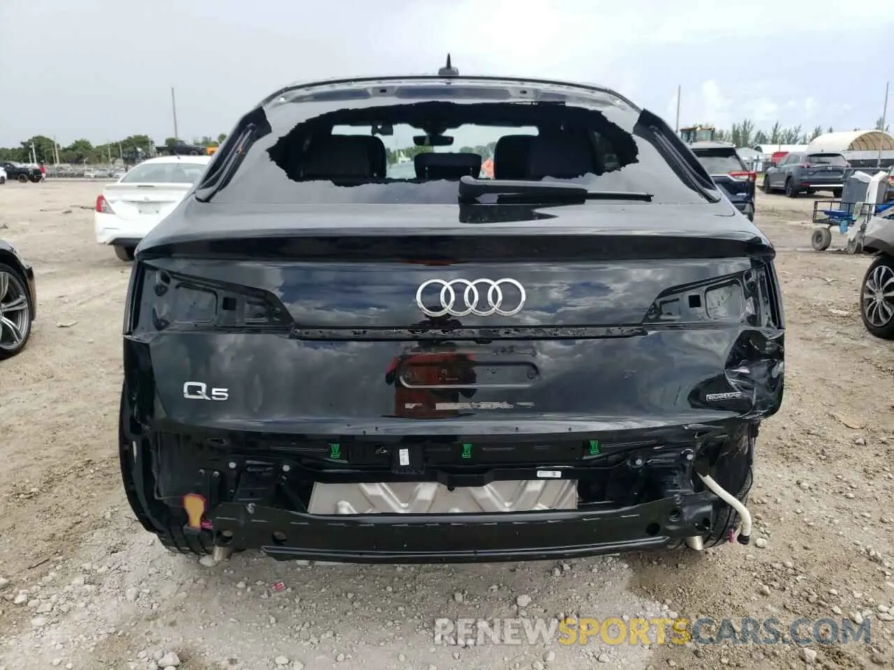 6 fotografías del automóvil dañado WA15AAFY2M2128461 AUDI Q5 2021
