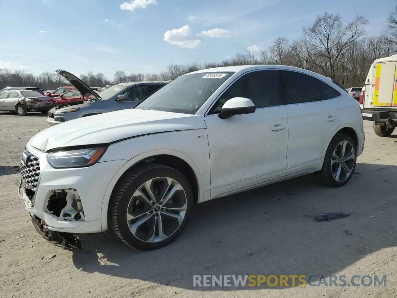 1 fotografías del automóvil dañado WA15AAFY7M2114037 AUDI Q5 2021
