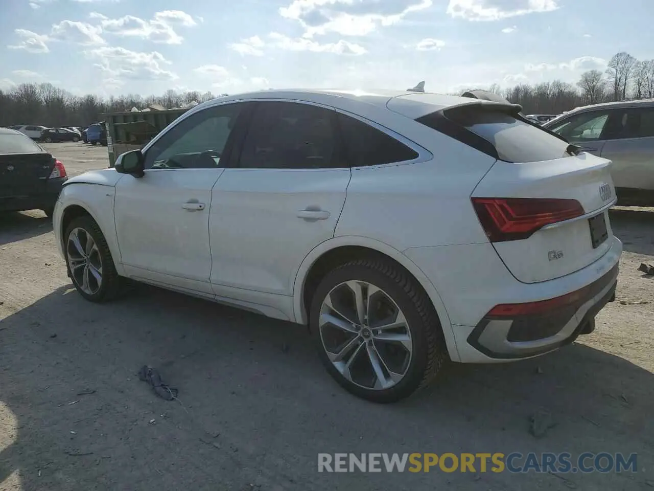 2 fotografías del automóvil dañado WA15AAFY7M2114037 AUDI Q5 2021