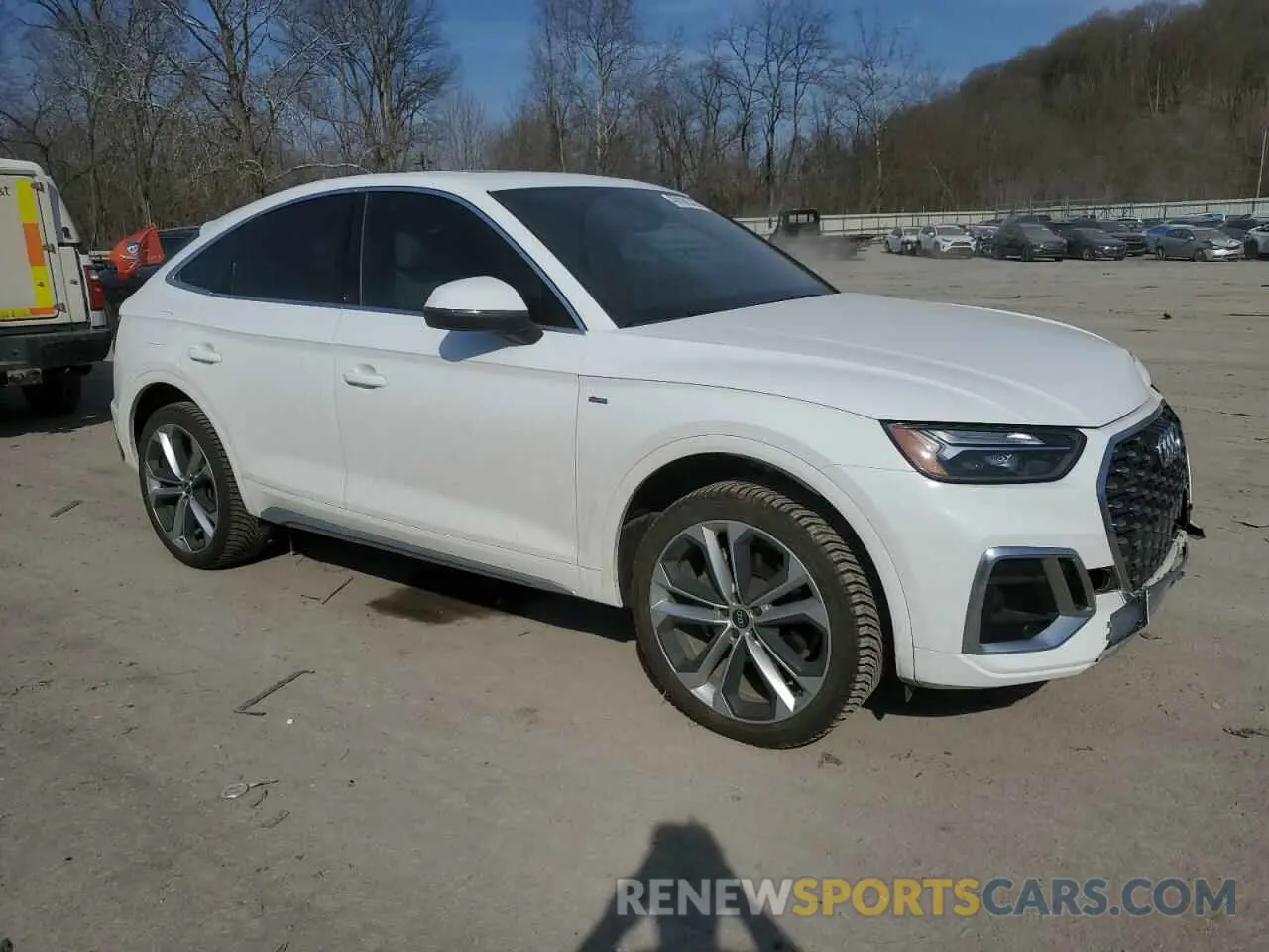 4 fotografías del automóvil dañado WA15AAFY7M2114037 AUDI Q5 2021