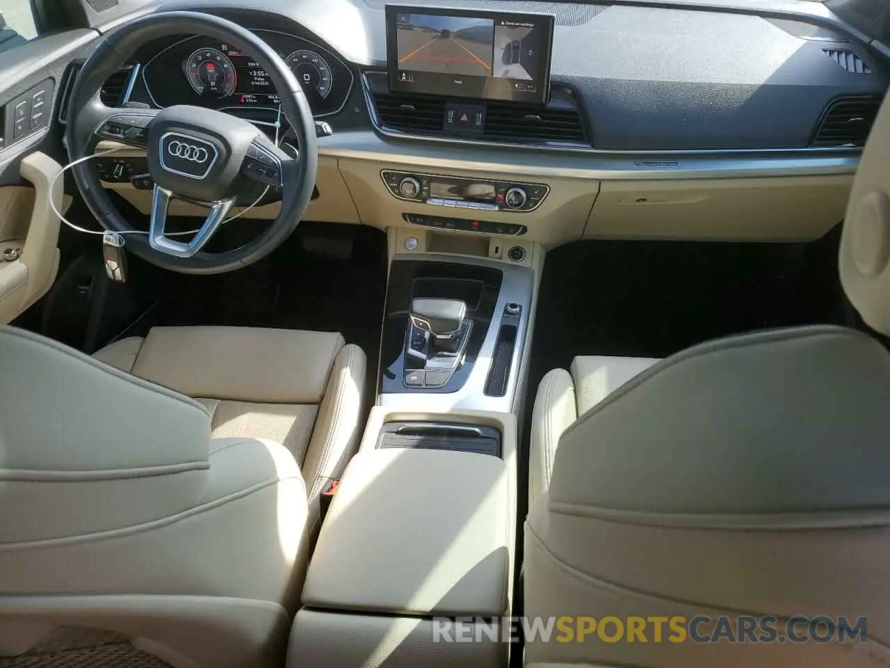 8 fotografías del automóvil dañado WA15AAFY7M2114037 AUDI Q5 2021