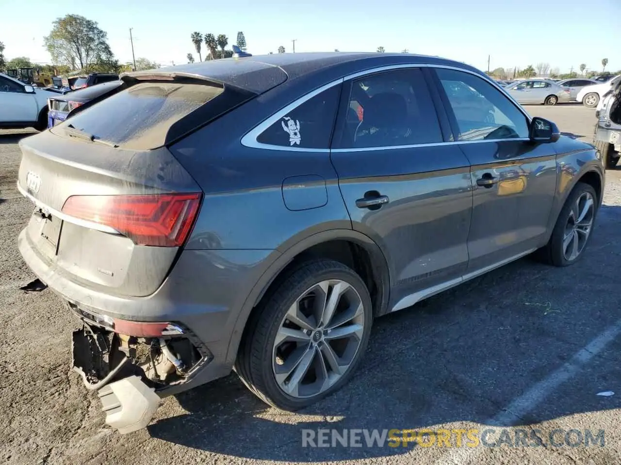 3 fotografías del automóvil dañado WA15AAFY8M2111910 AUDI Q5 2021
