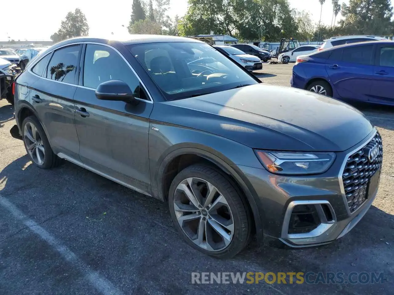 4 fotografías del automóvil dañado WA15AAFY8M2111910 AUDI Q5 2021