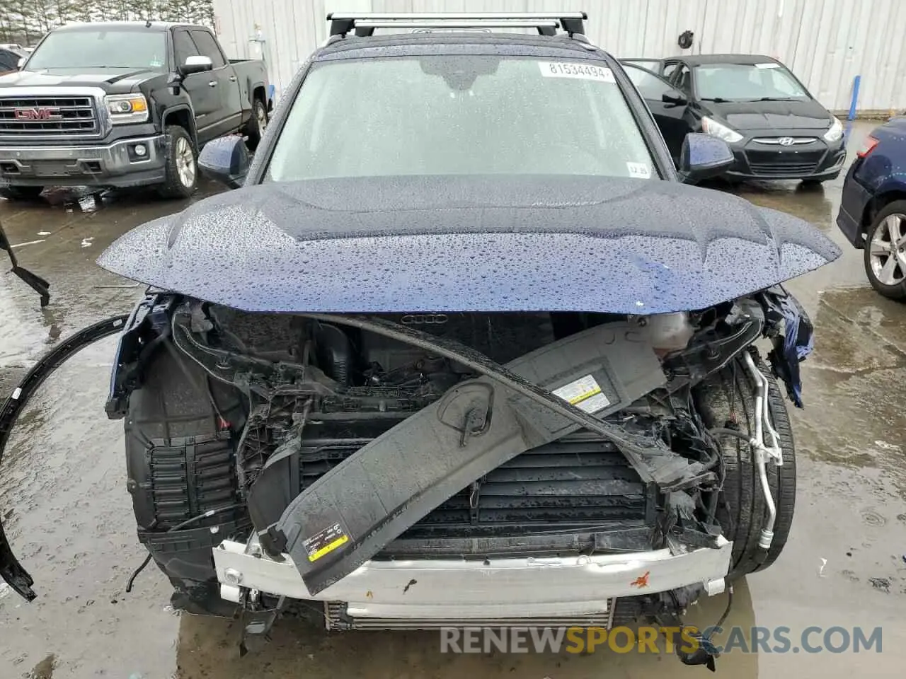 5 fotografías del automóvil dañado WA1AAAFY0M2010018 AUDI Q5 2021