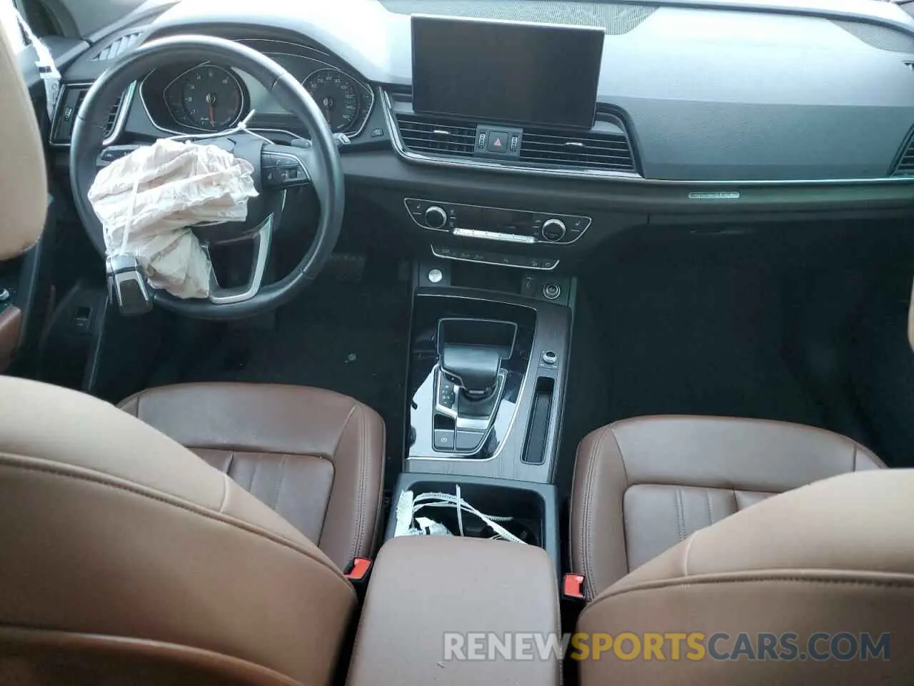 8 fotografías del automóvil dañado WA1AAAFY0M2035016 AUDI Q5 2021