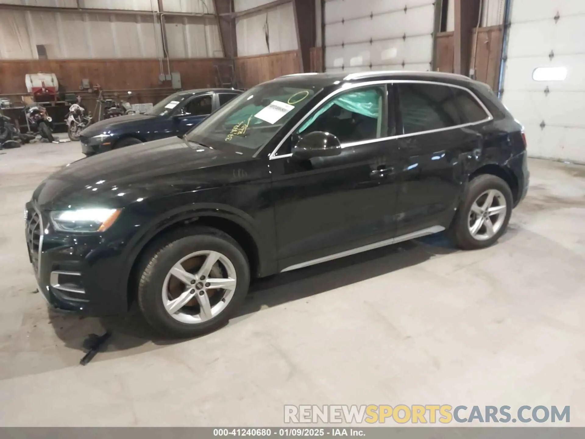 2 fotografías del automóvil dañado WA1AAAFY0M2128148 AUDI Q5 2021