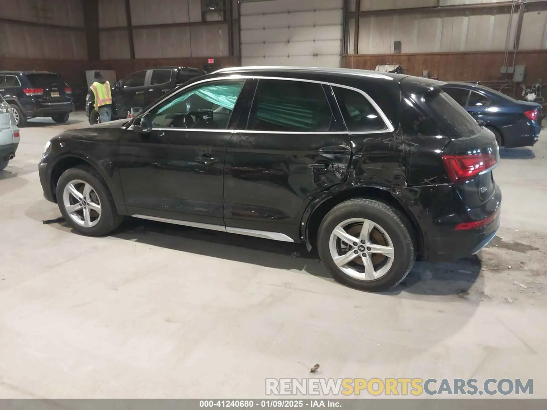 3 fotografías del automóvil dañado WA1AAAFY0M2128148 AUDI Q5 2021
