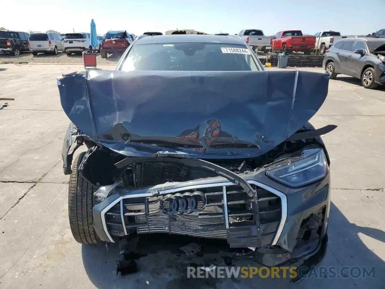 5 fotografías del automóvil dañado WA1AAAFY1M2014000 AUDI Q5 2021