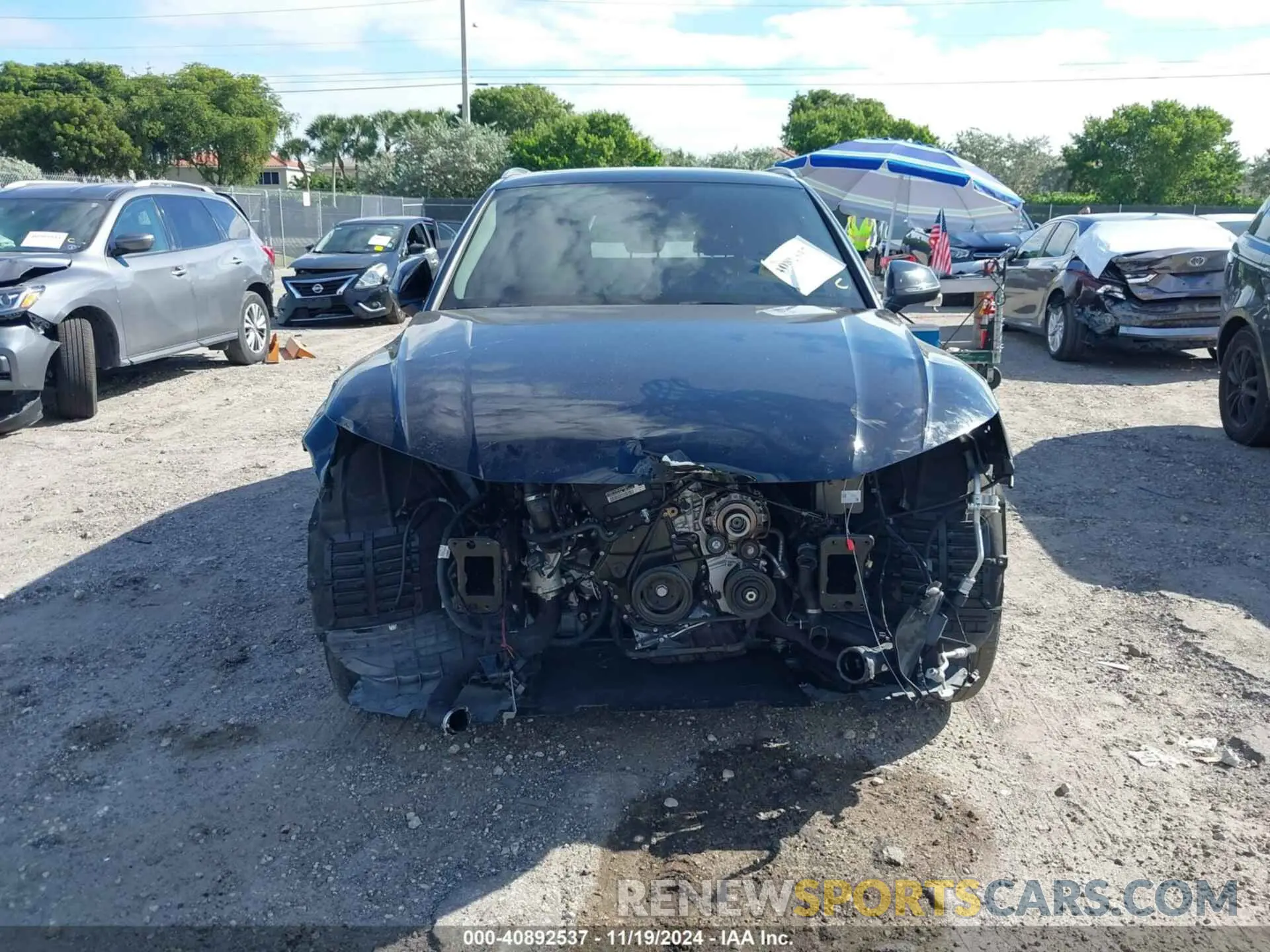 13 fotografías del automóvil dañado WA1AAAFY1M2075038 AUDI Q5 2021