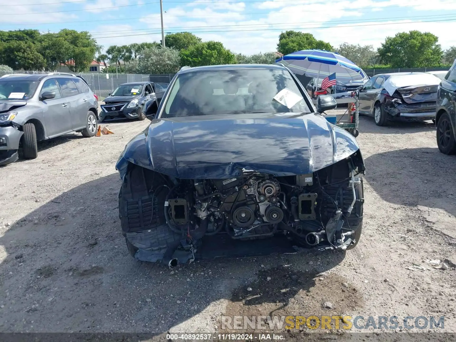 6 fotografías del automóvil dañado WA1AAAFY1M2075038 AUDI Q5 2021