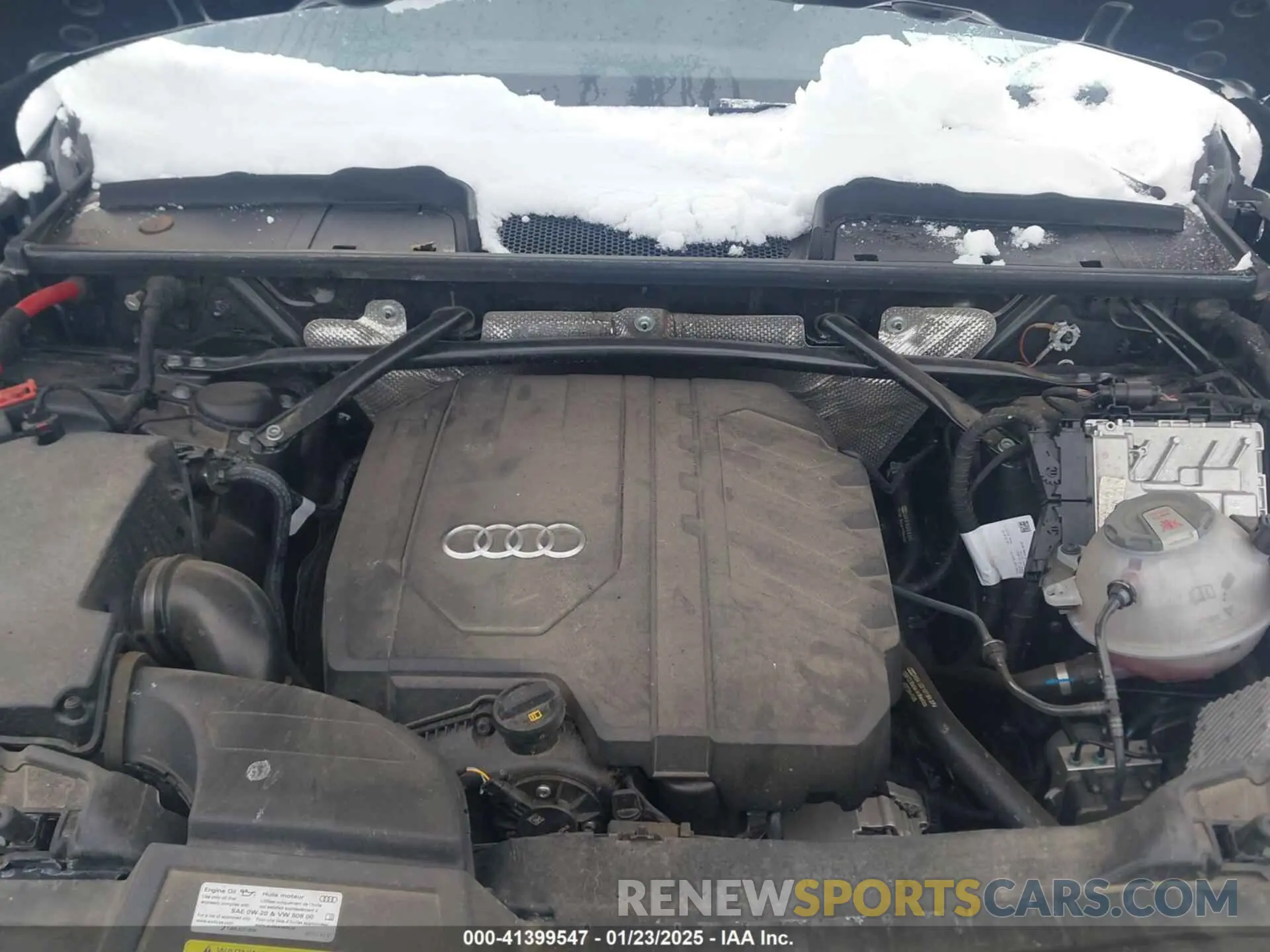 10 fotografías del automóvil dañado WA1AAAFY1M2101881 AUDI Q5 2021