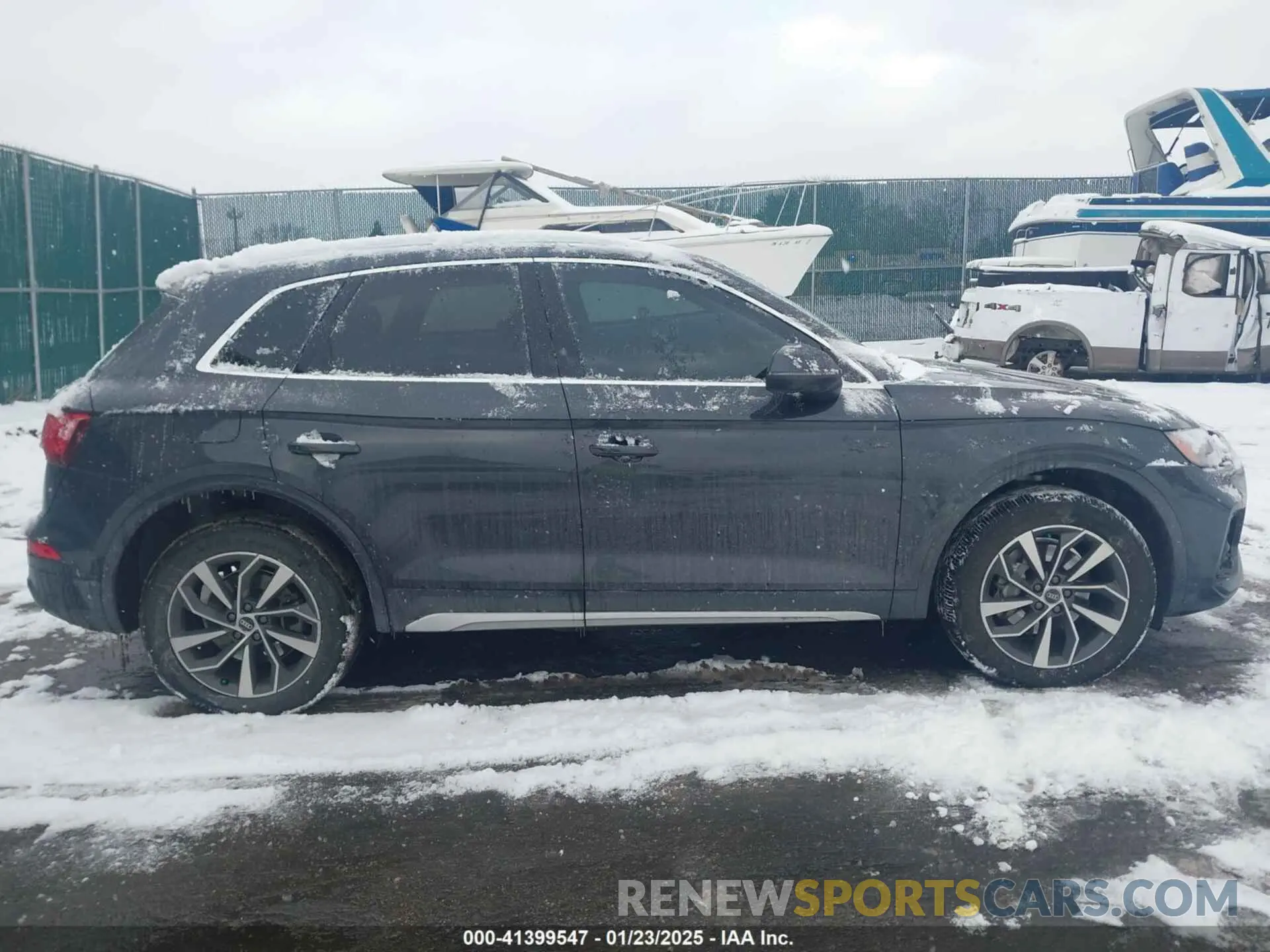 13 fotografías del automóvil dañado WA1AAAFY1M2101881 AUDI Q5 2021