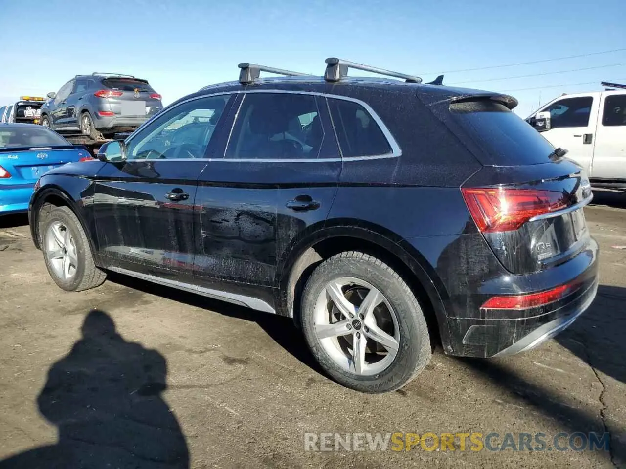 2 fotografías del automóvil dañado WA1AAAFY2M2005791 AUDI Q5 2021