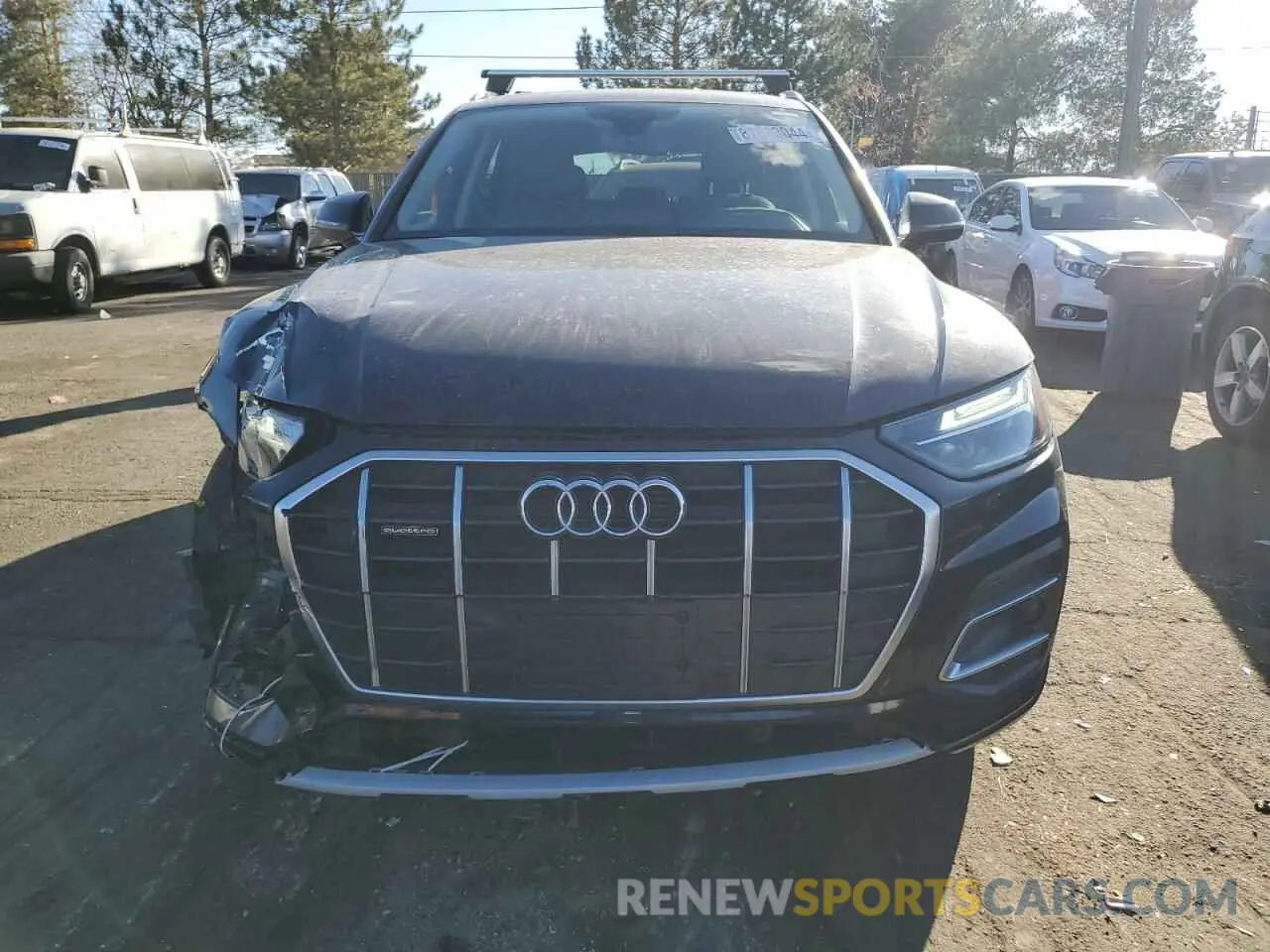5 fotografías del automóvil dañado WA1AAAFY2M2005791 AUDI Q5 2021