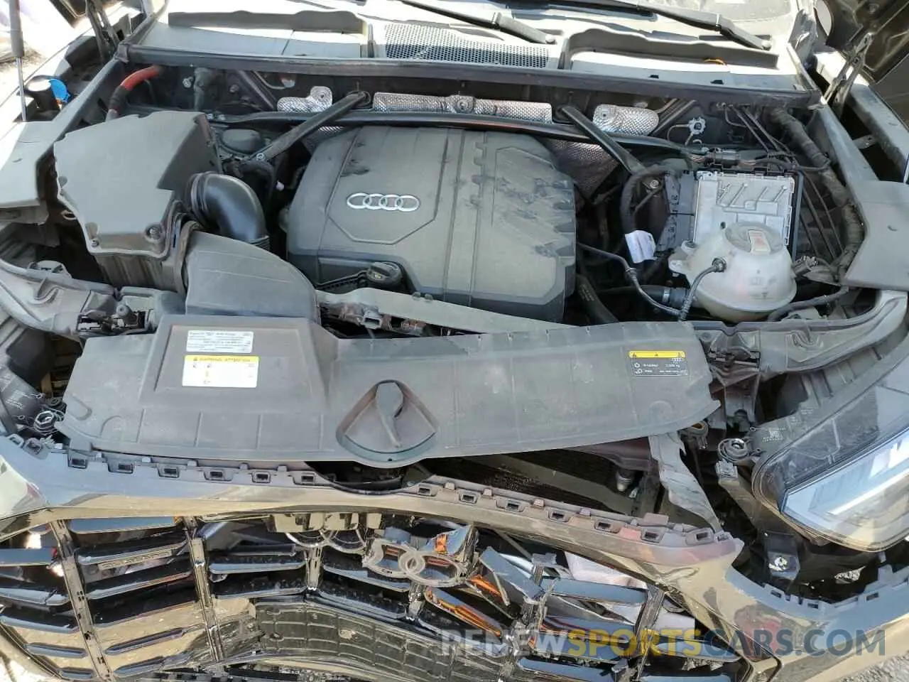11 fotografías del automóvil dañado WA1AAAFY2M2056417 AUDI Q5 2021