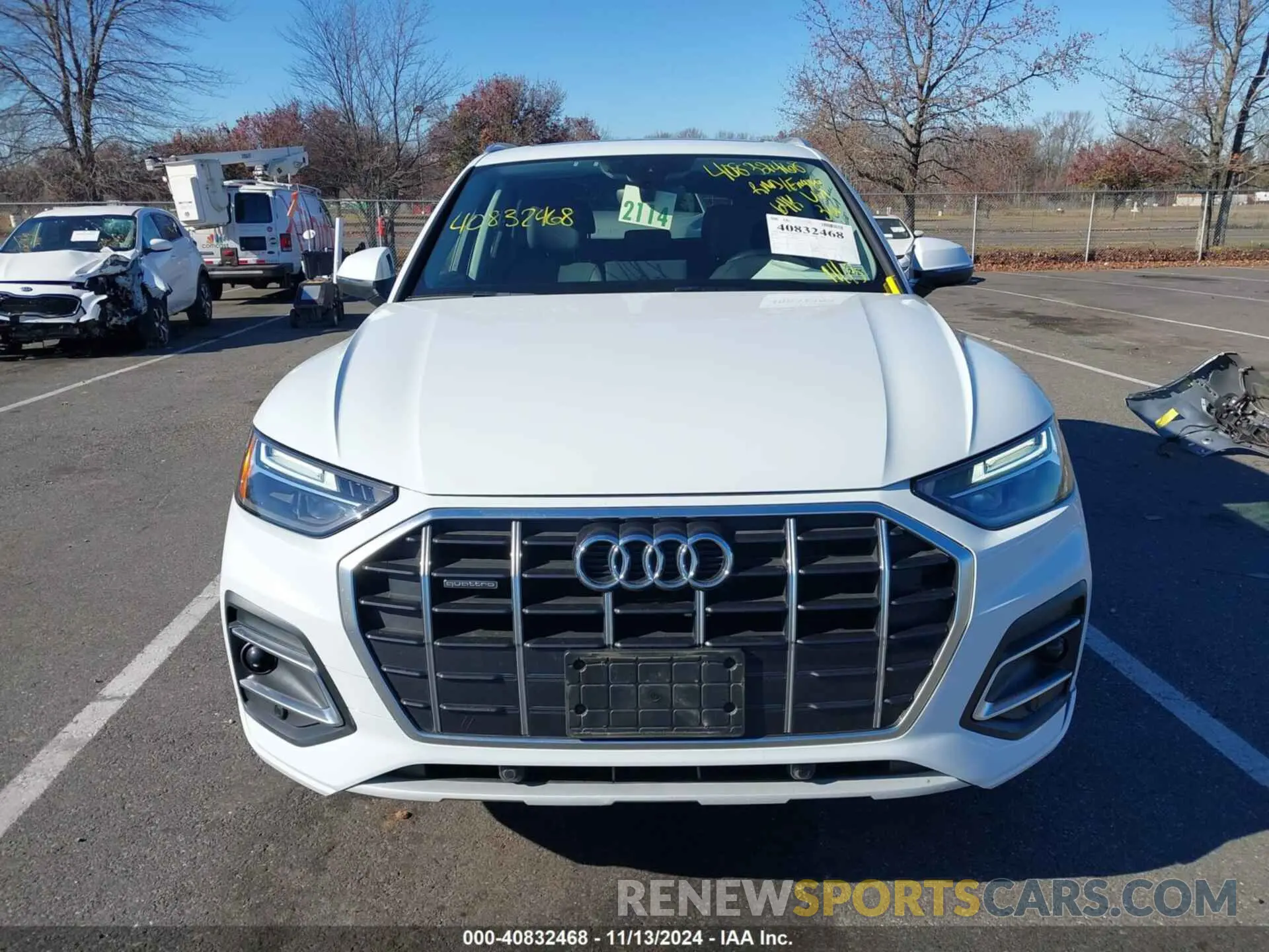 12 fotografías del automóvil dañado WA1AAAFY3M2017254 AUDI Q5 2021