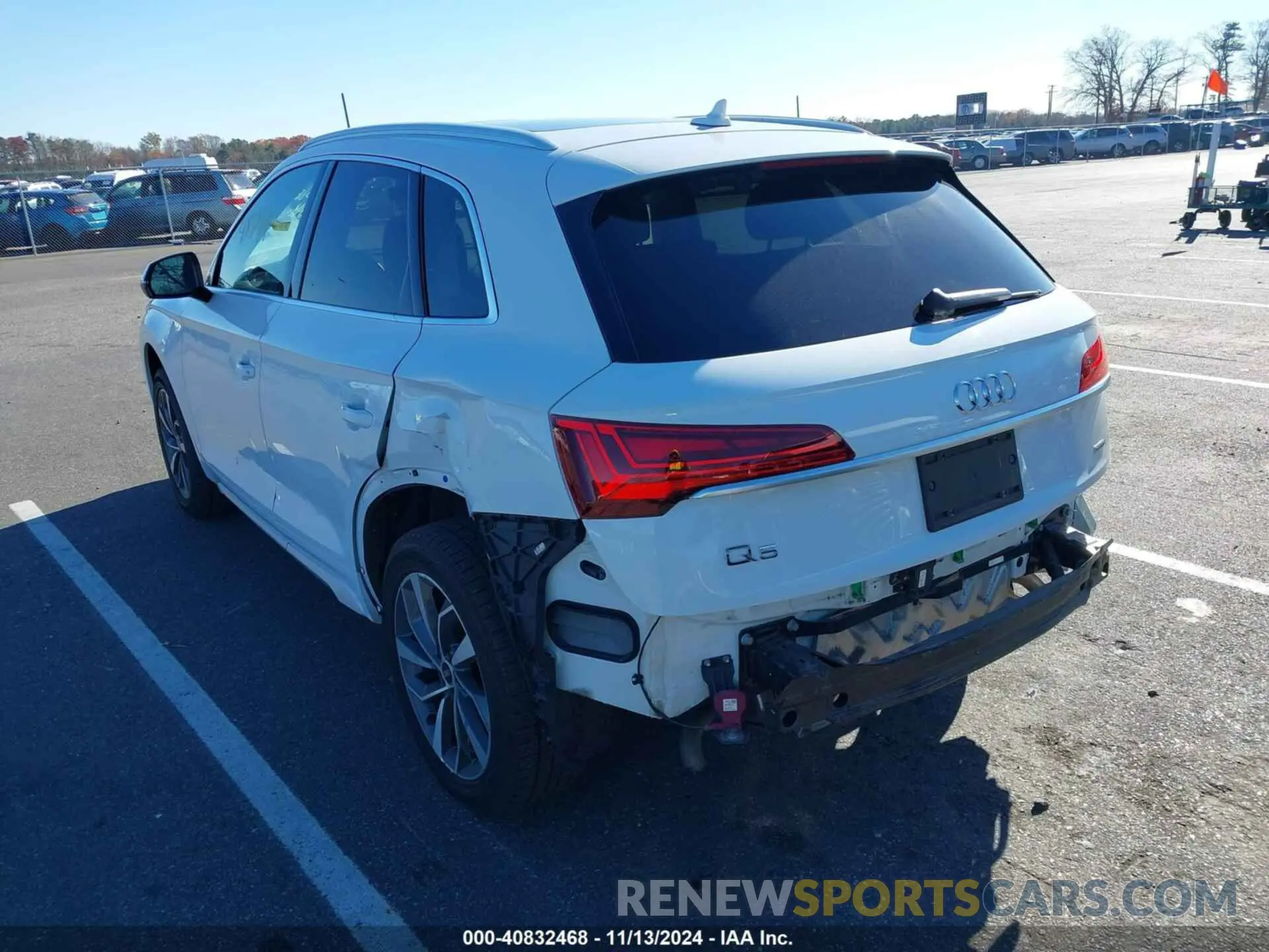 3 fotografías del automóvil dañado WA1AAAFY3M2017254 AUDI Q5 2021