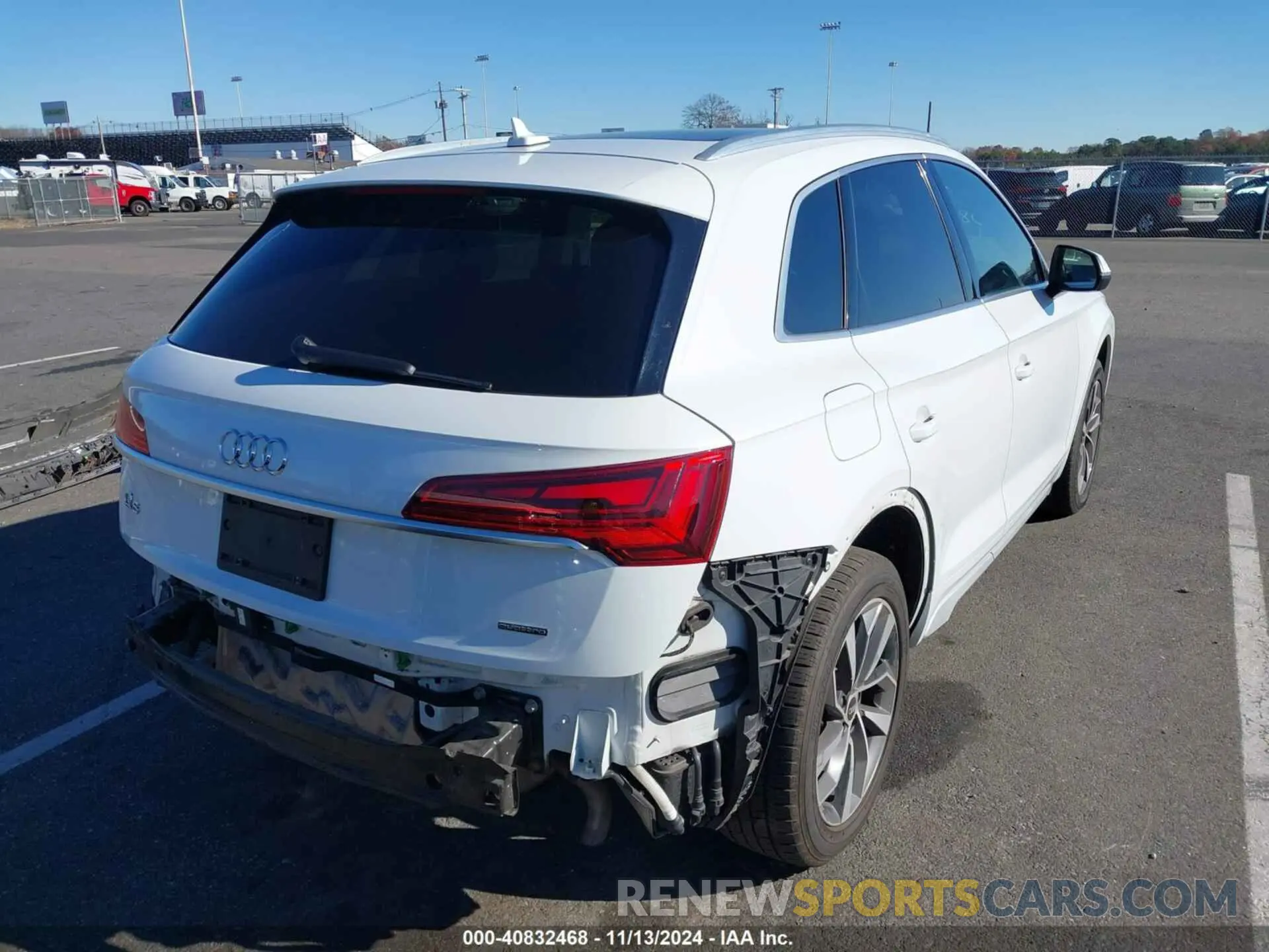 4 fotografías del automóvil dañado WA1AAAFY3M2017254 AUDI Q5 2021