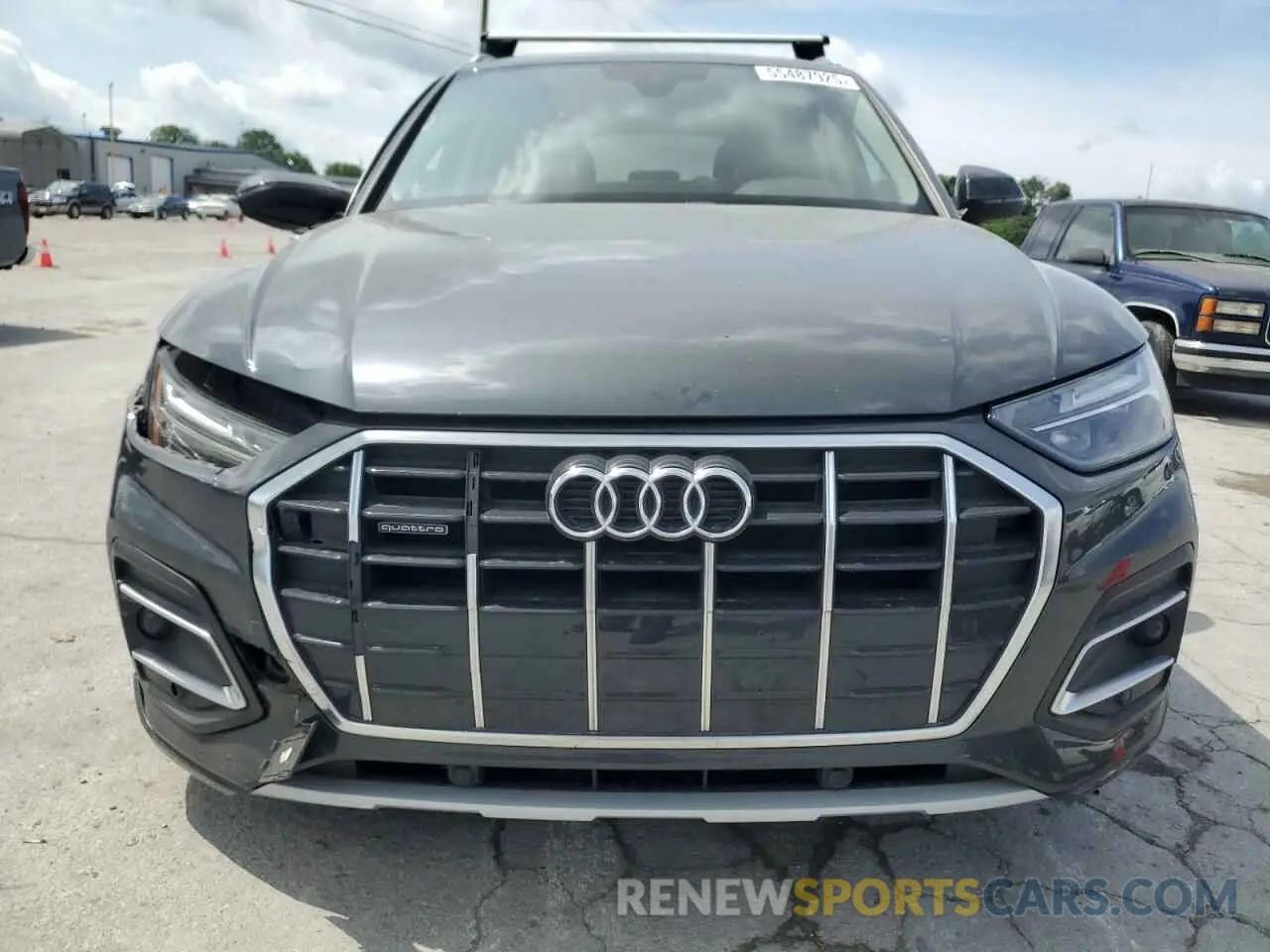 5 fotografías del automóvil dañado WA1AAAFY3M2113577 AUDI Q5 2021