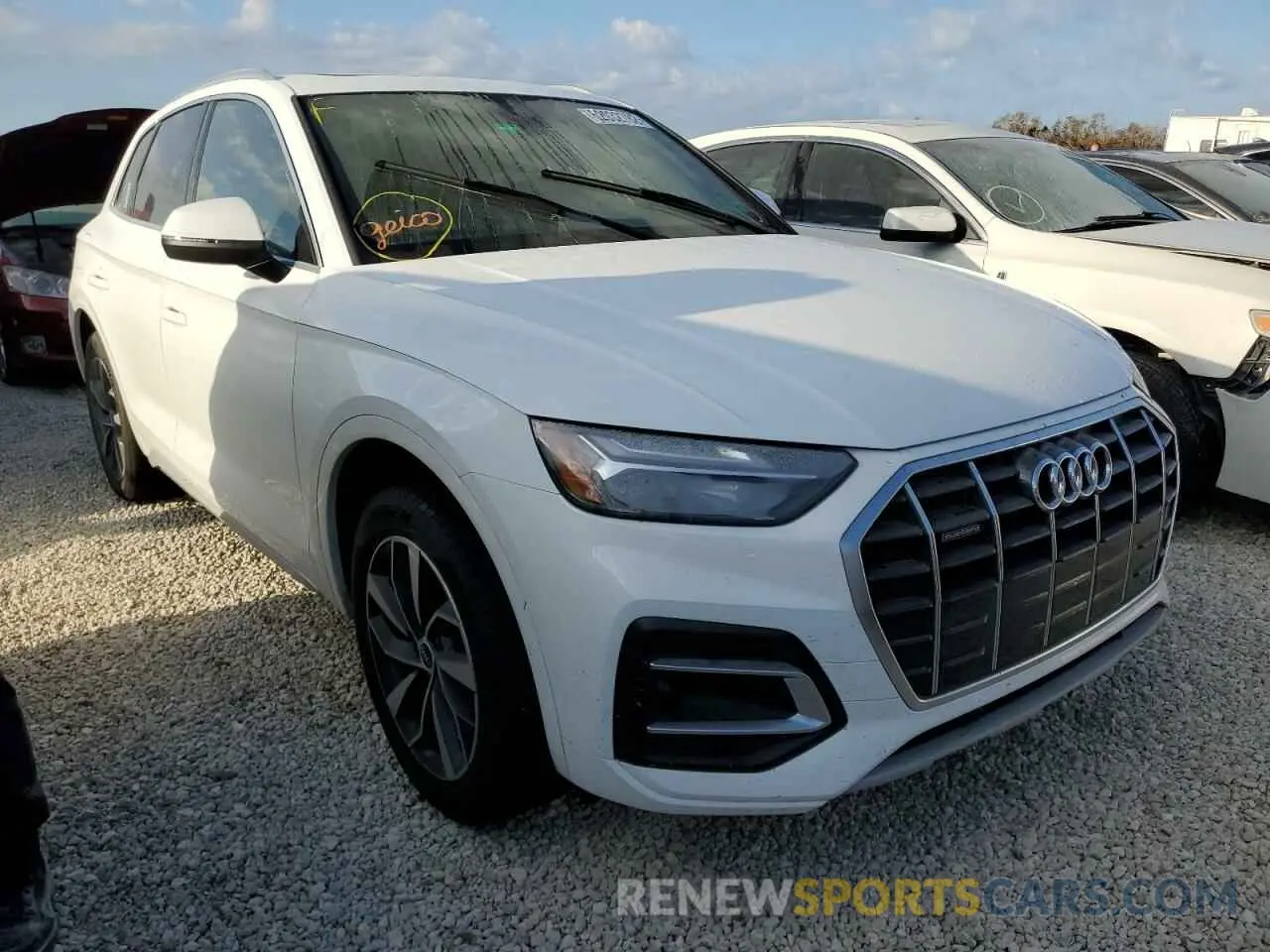 1 fotografías del automóvil dañado WA1AAAFY3M2126412 AUDI Q5 2021