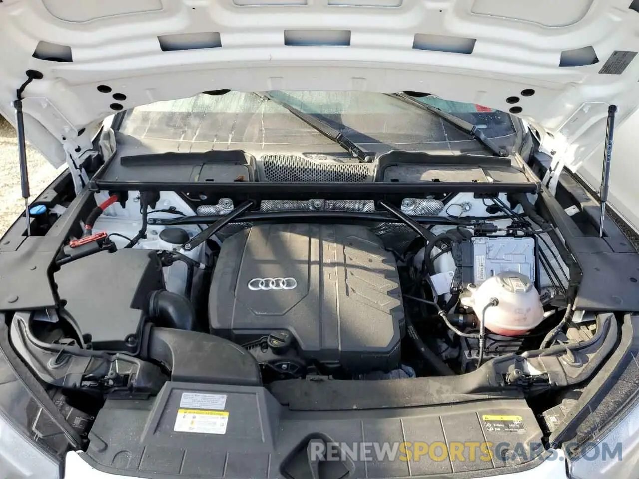 7 fotografías del automóvil dañado WA1AAAFY3M2126412 AUDI Q5 2021