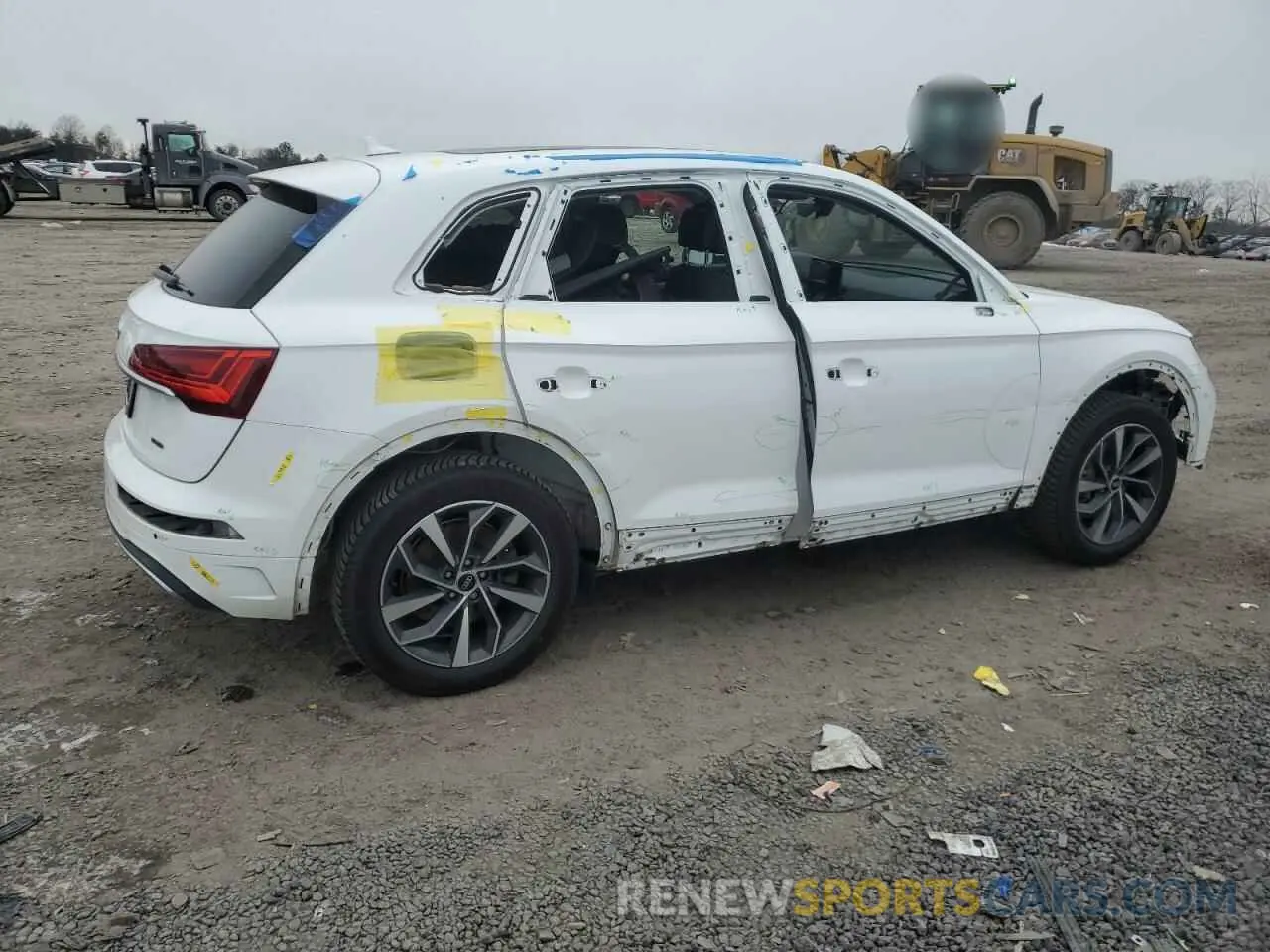 3 fotografías del automóvil dañado WA1AAAFY3M2128323 AUDI Q5 2021