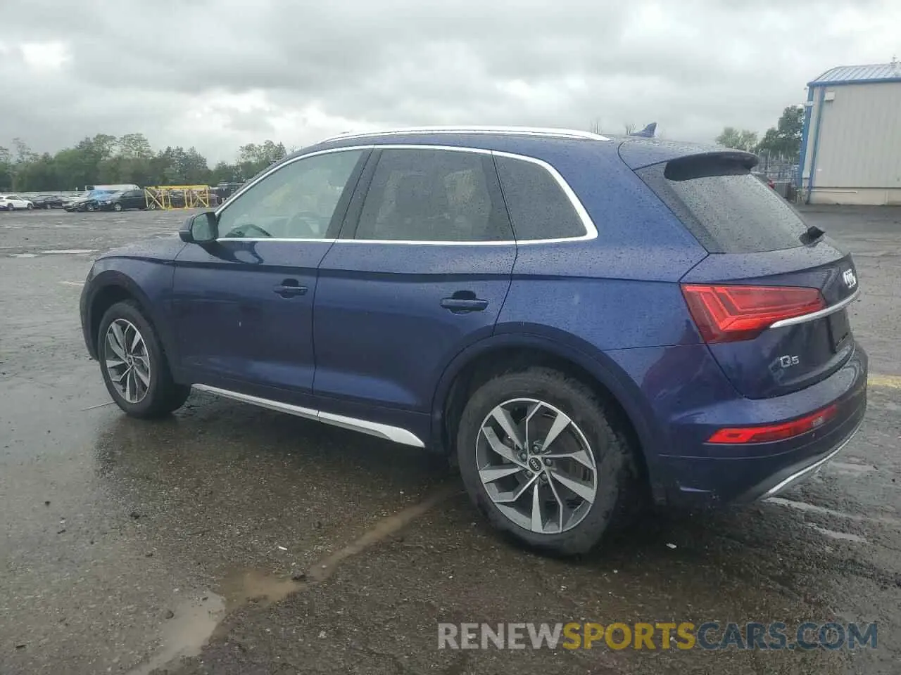 2 fotografías del automóvil dañado WA1AAAFY4M2002990 AUDI Q5 2021