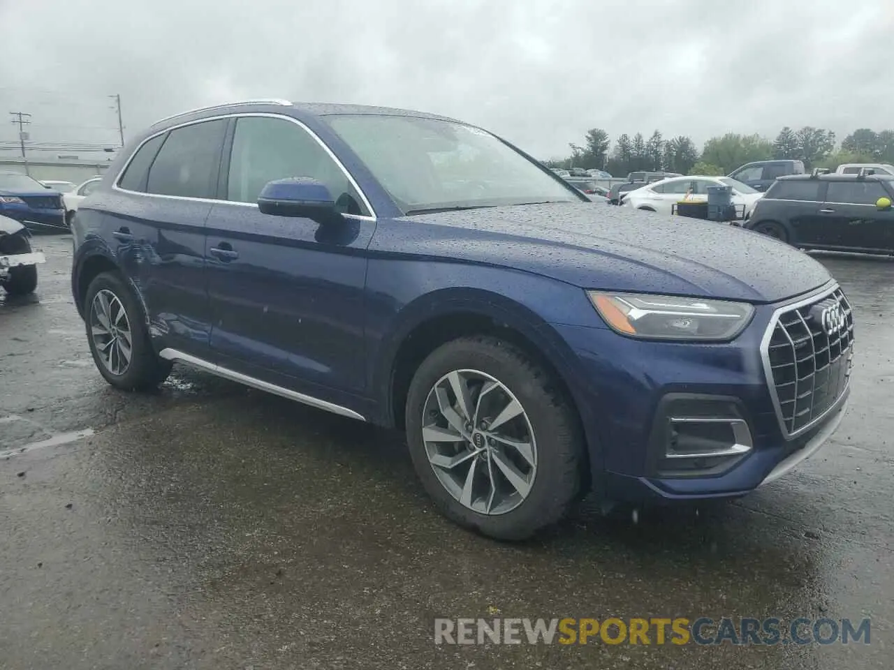 4 fotografías del automóvil dañado WA1AAAFY4M2002990 AUDI Q5 2021