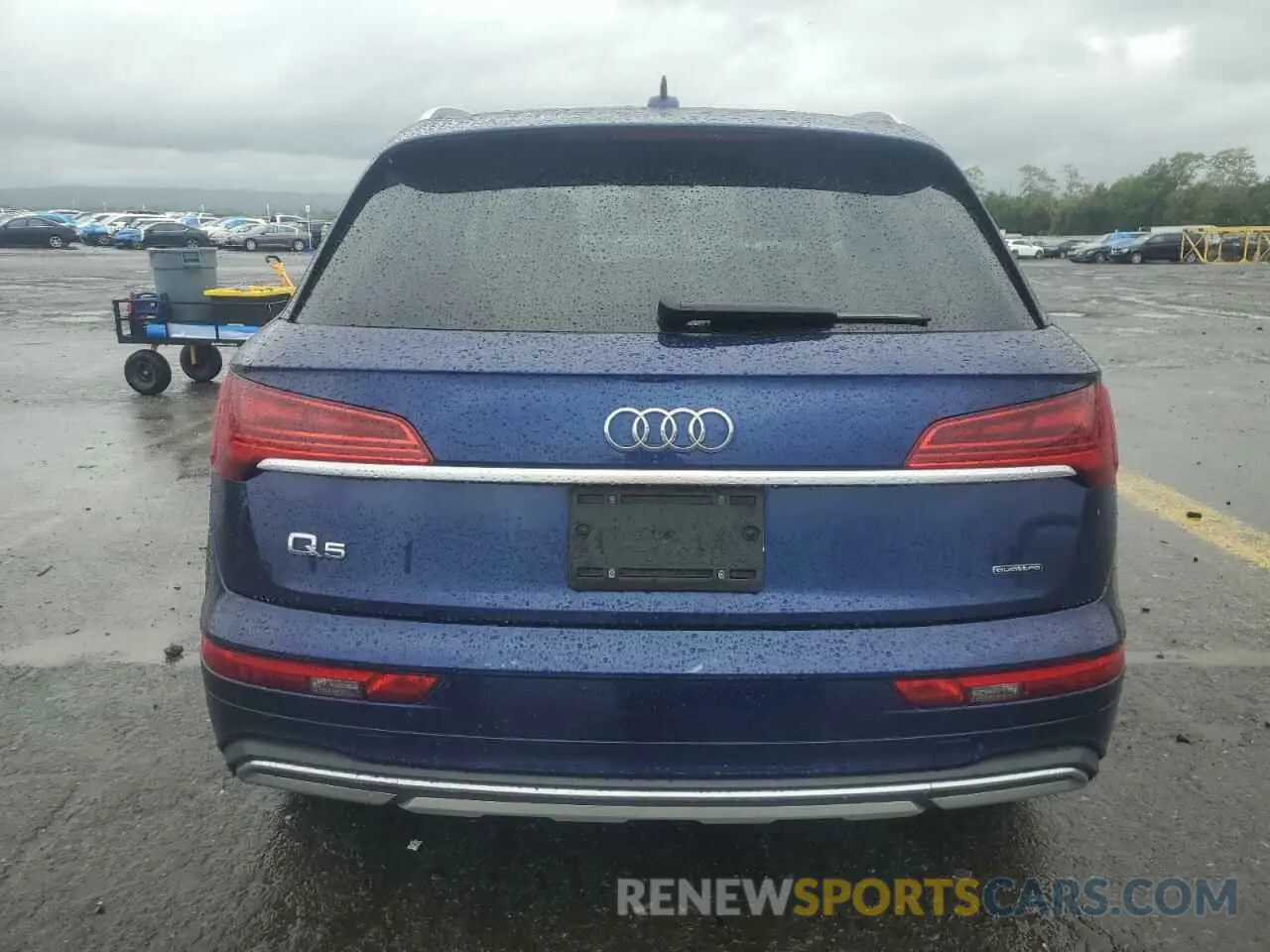 6 fotografías del automóvil dañado WA1AAAFY4M2002990 AUDI Q5 2021