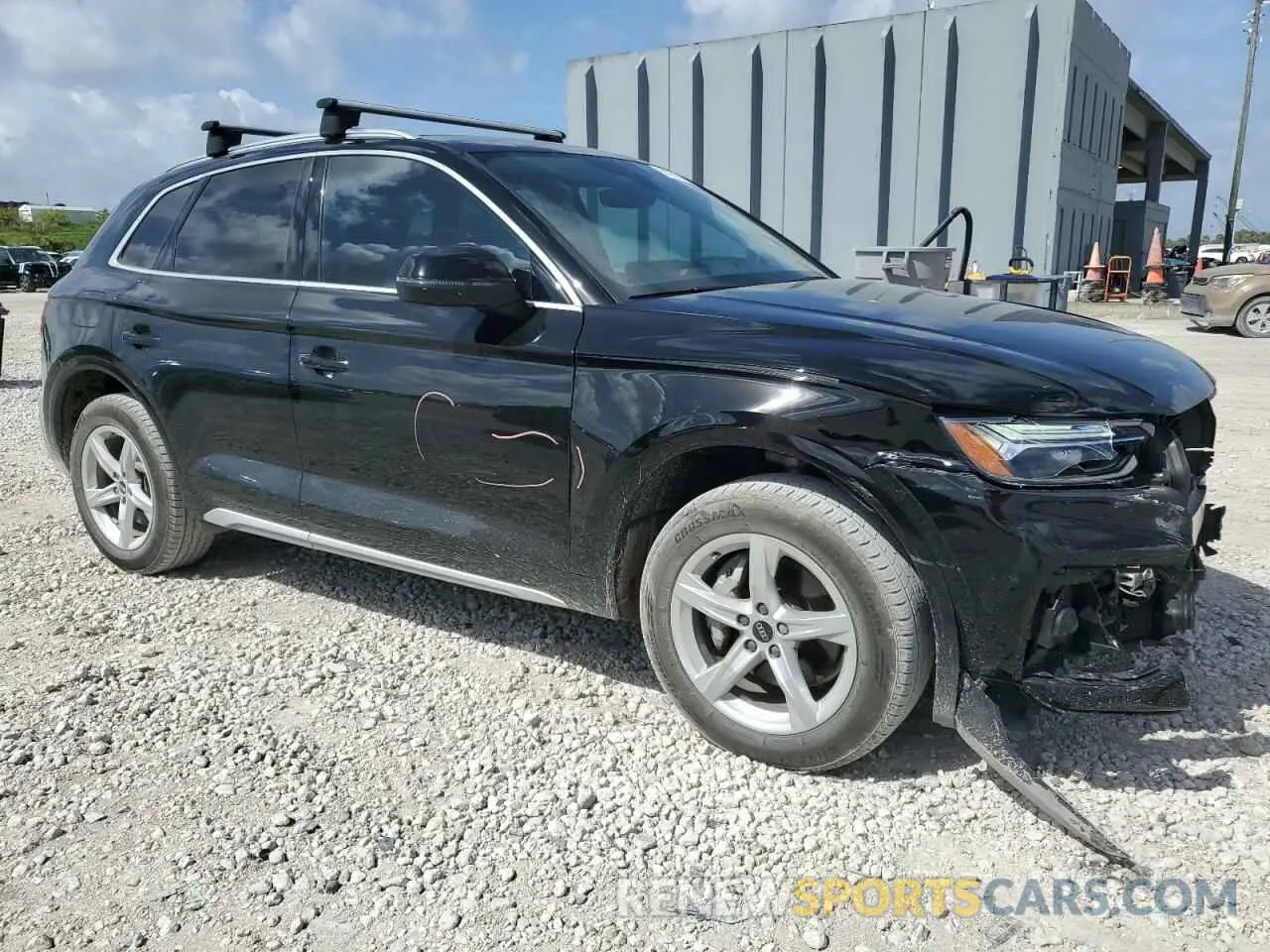 4 fotografías del automóvil dañado WA1AAAFY4M2010832 AUDI Q5 2021