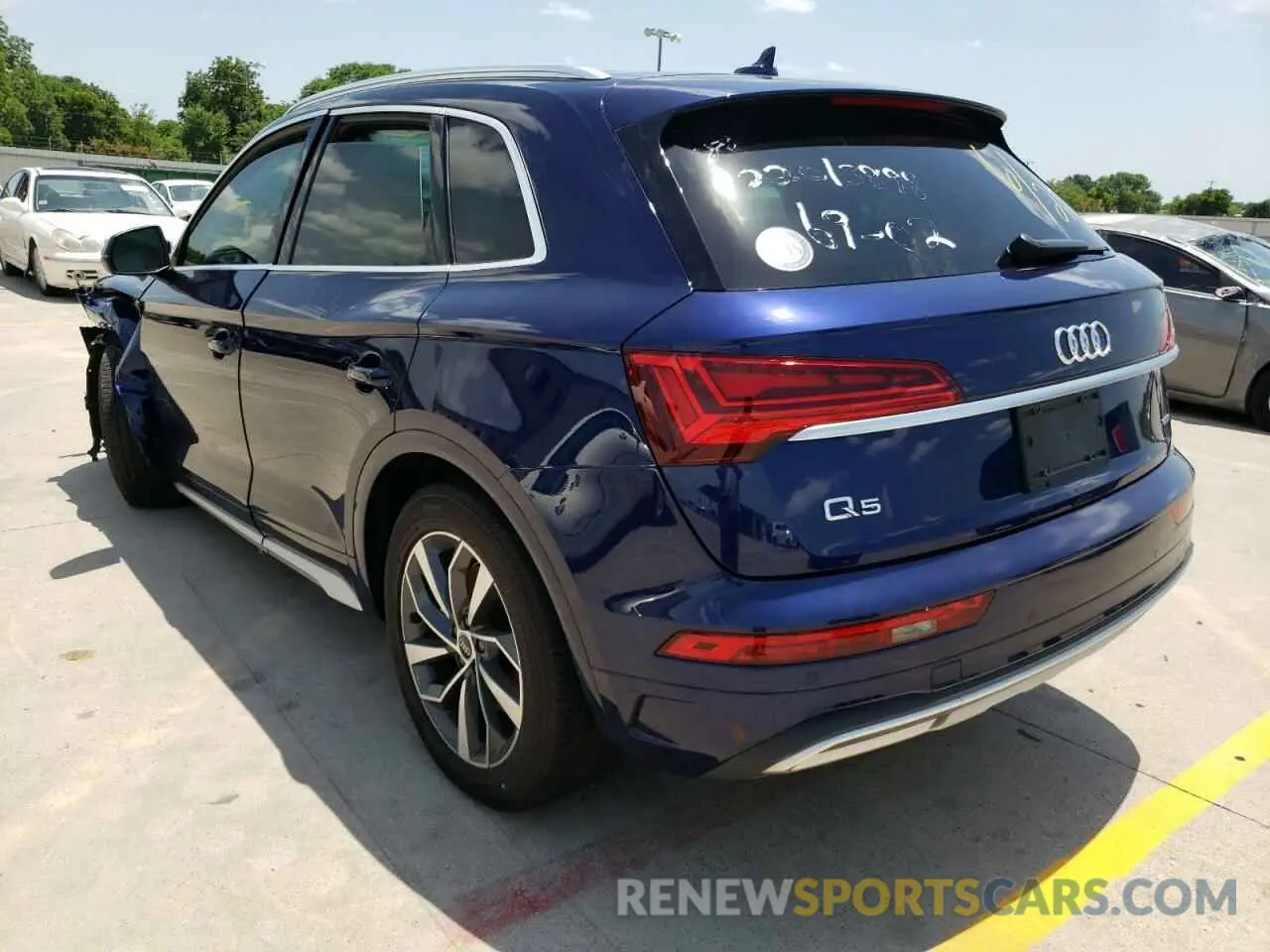 3 fotografías del automóvil dañado WA1AAAFY4M2020566 AUDI Q5 2021