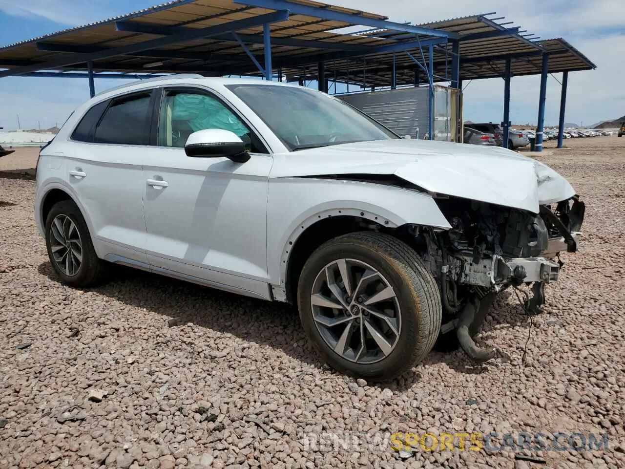 4 fotografías del automóvil dañado WA1AAAFY4M2032460 AUDI Q5 2021