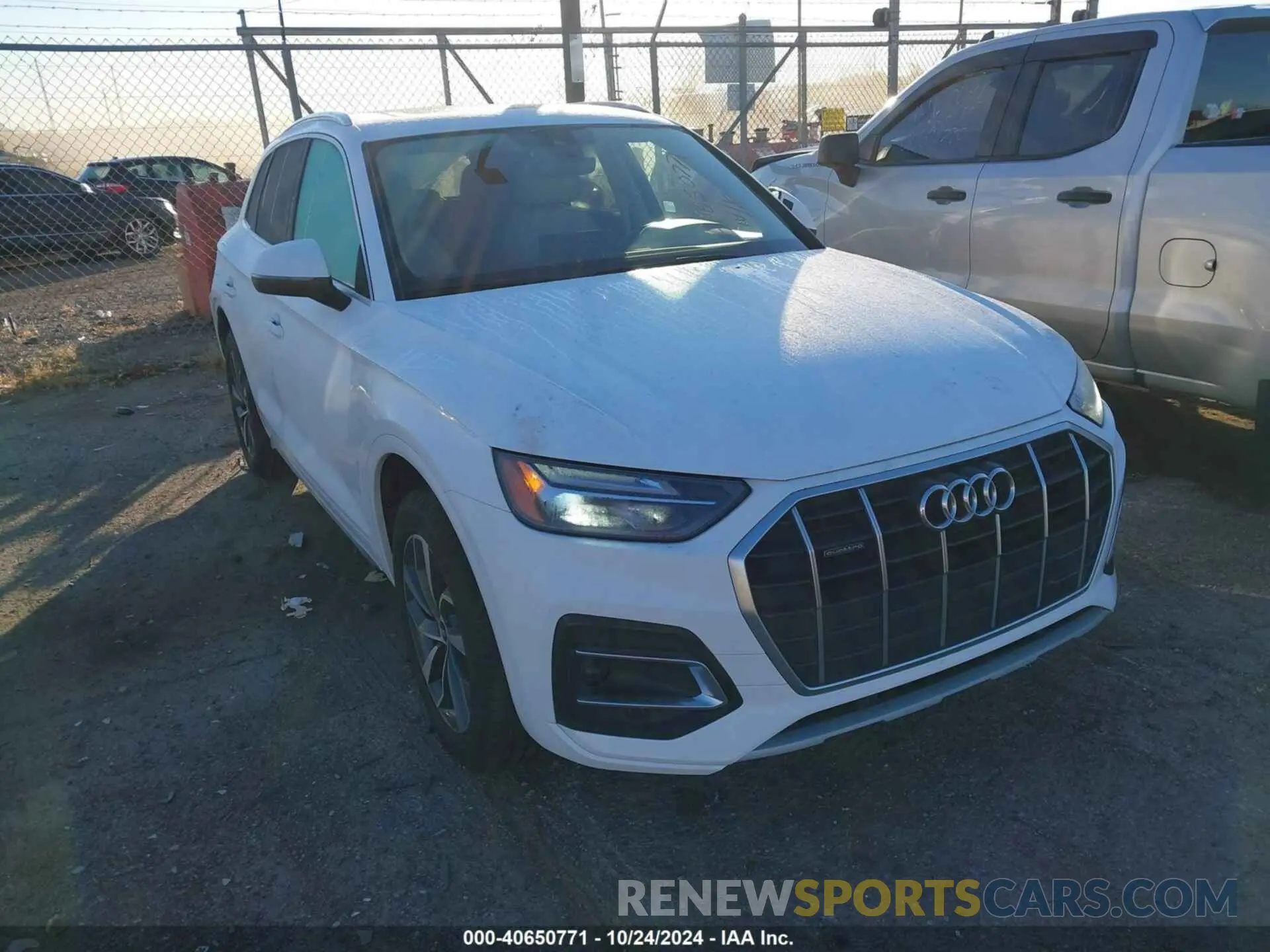 1 fotografías del automóvil dañado WA1AAAFY4M2076720 AUDI Q5 2021