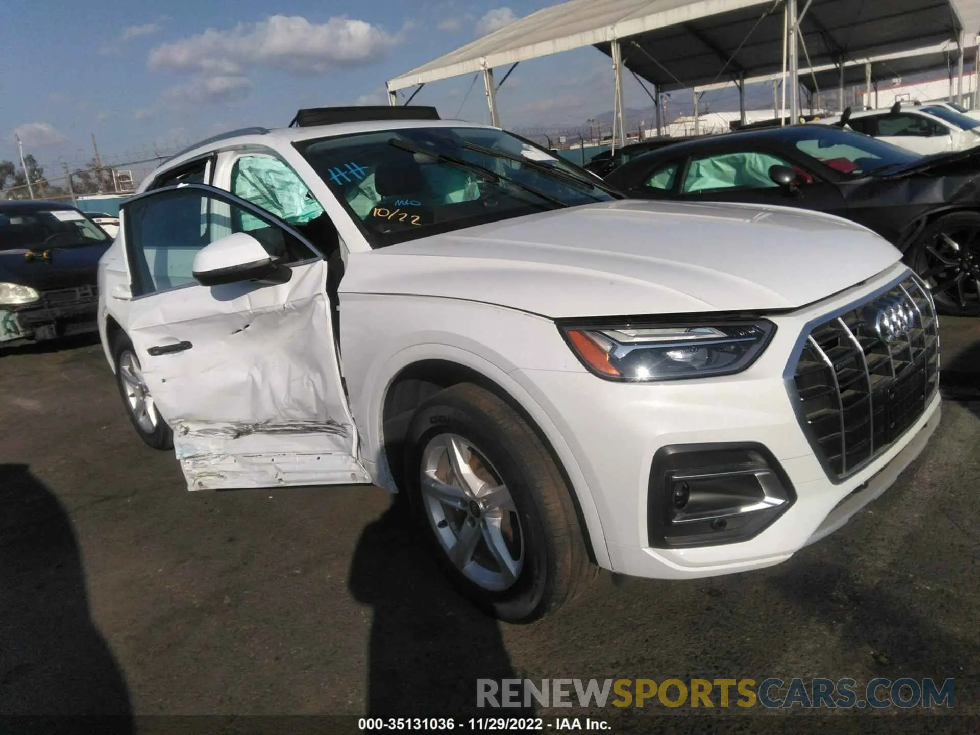 1 fotografías del automóvil dañado WA1AAAFY4M2101843 AUDI Q5 2021