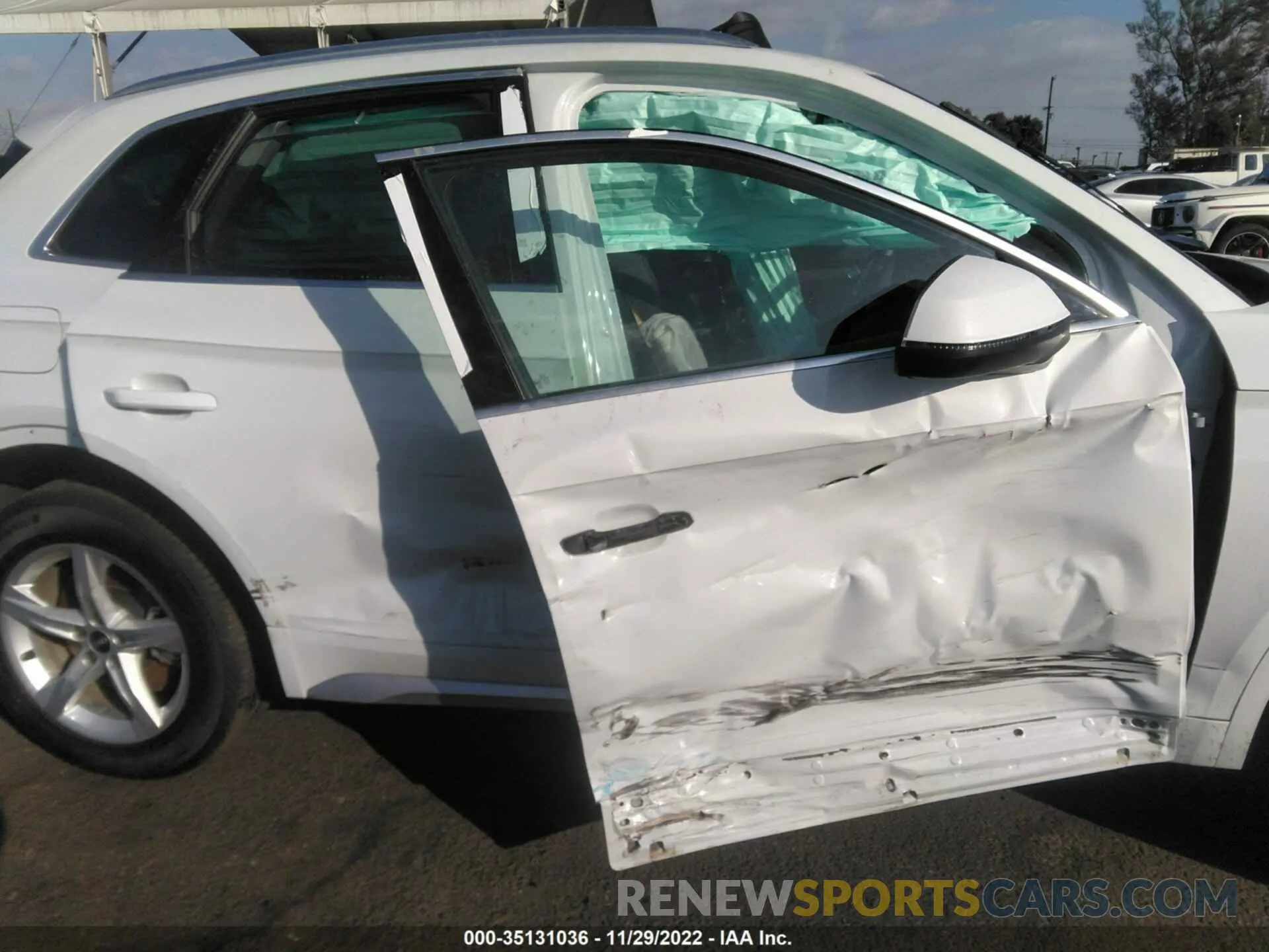 6 fotografías del automóvil dañado WA1AAAFY4M2101843 AUDI Q5 2021