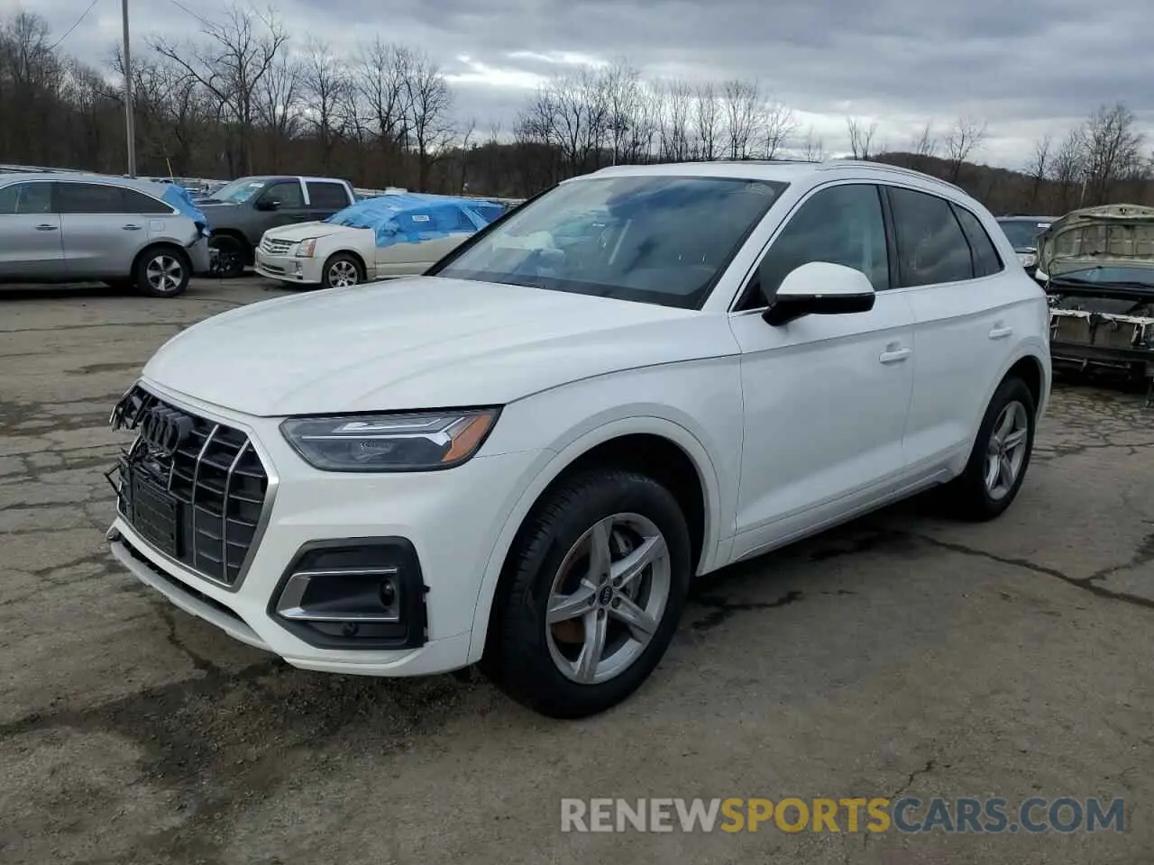 1 fotografías del automóvil dañado WA1AAAFY4M2119128 AUDI Q5 2021