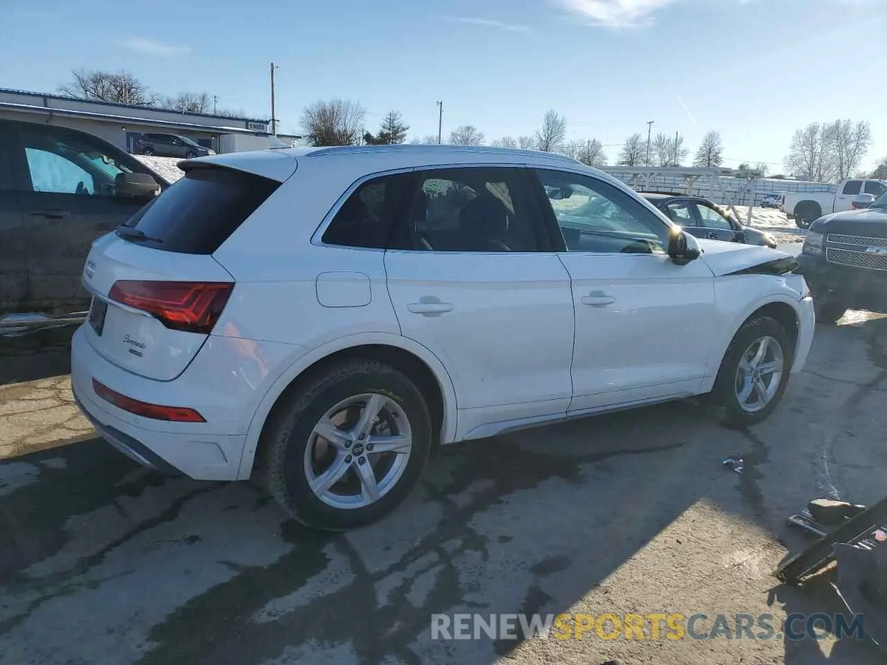 3 fotografías del automóvil dañado WA1AAAFY6M2117204 AUDI Q5 2021