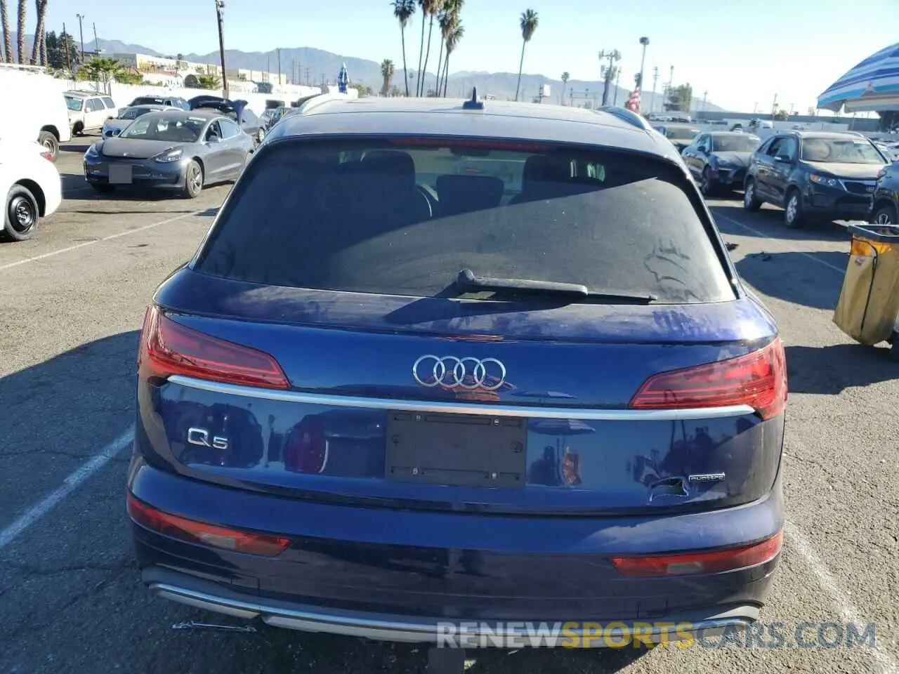 6 fotografías del automóvil dañado WA1AAAFY7M2056378 AUDI Q5 2021