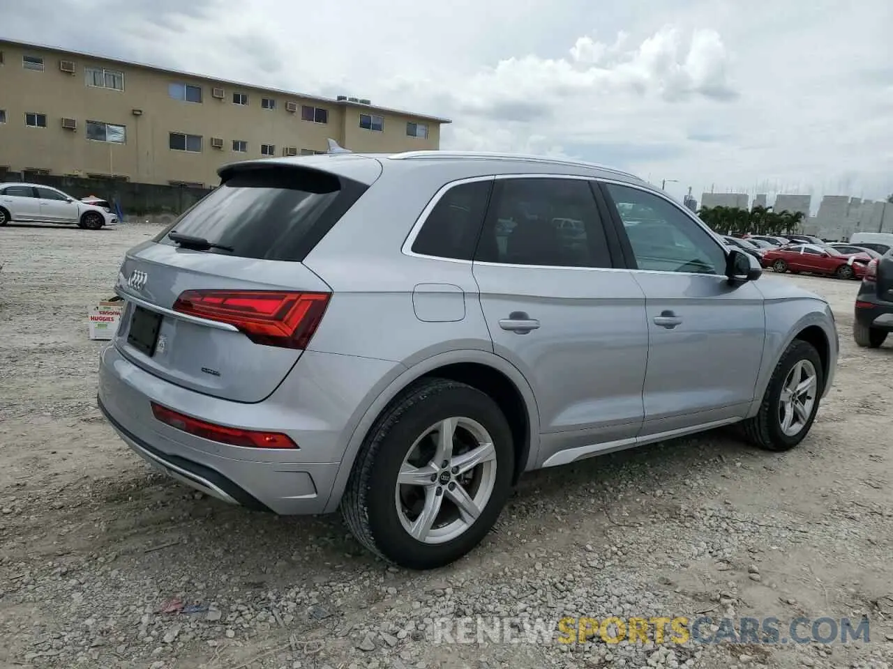3 fotografías del automóvil dañado WA1AAAFY8M2003575 AUDI Q5 2021