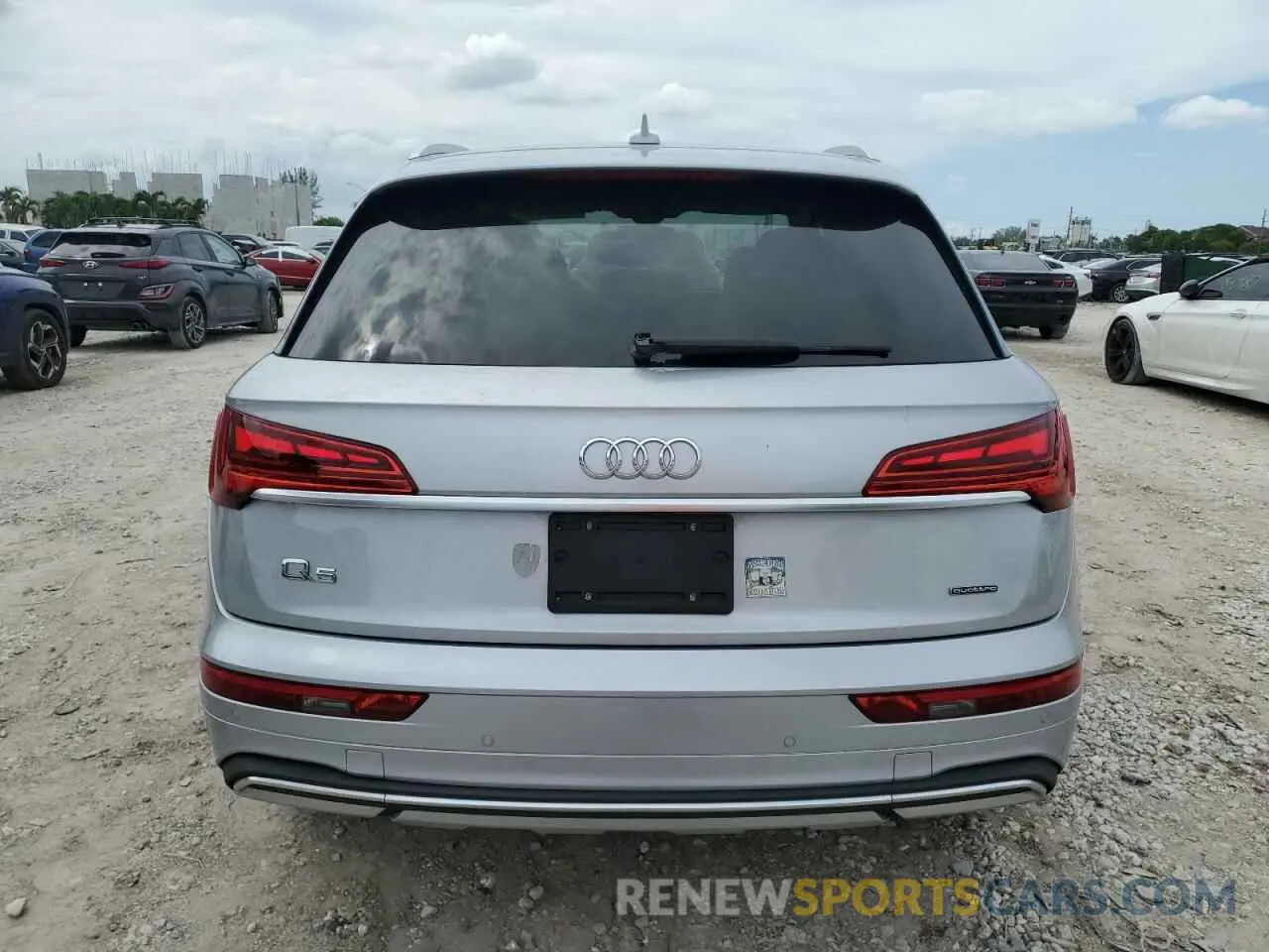 6 fotografías del automóvil dañado WA1AAAFY8M2003575 AUDI Q5 2021