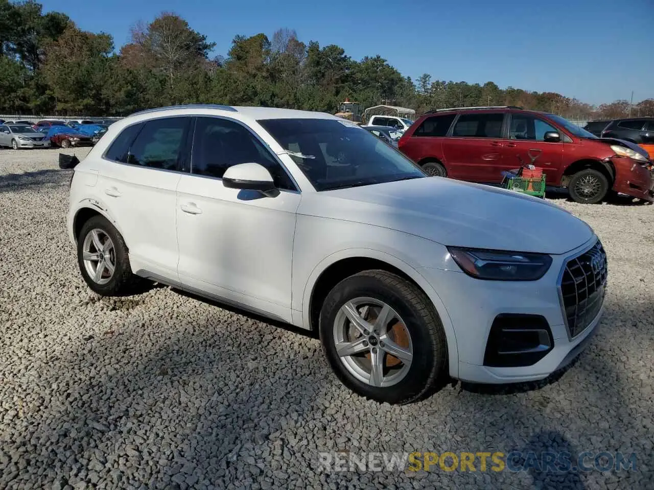 4 fotografías del automóvil dañado WA1AAAFY8M2004192 AUDI Q5 2021