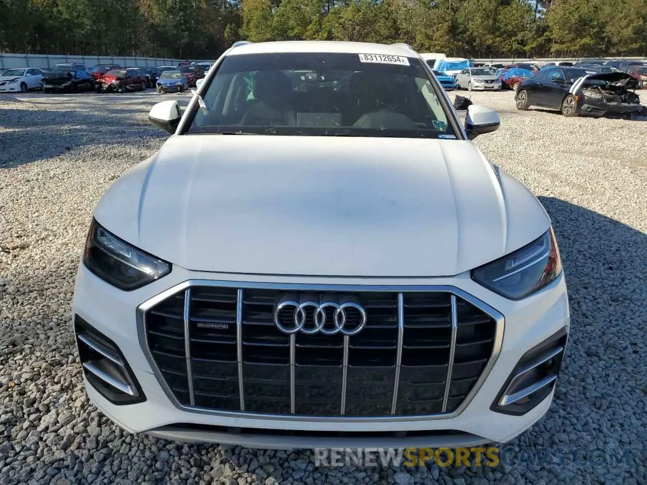 5 fotografías del automóvil dañado WA1AAAFY8M2004192 AUDI Q5 2021