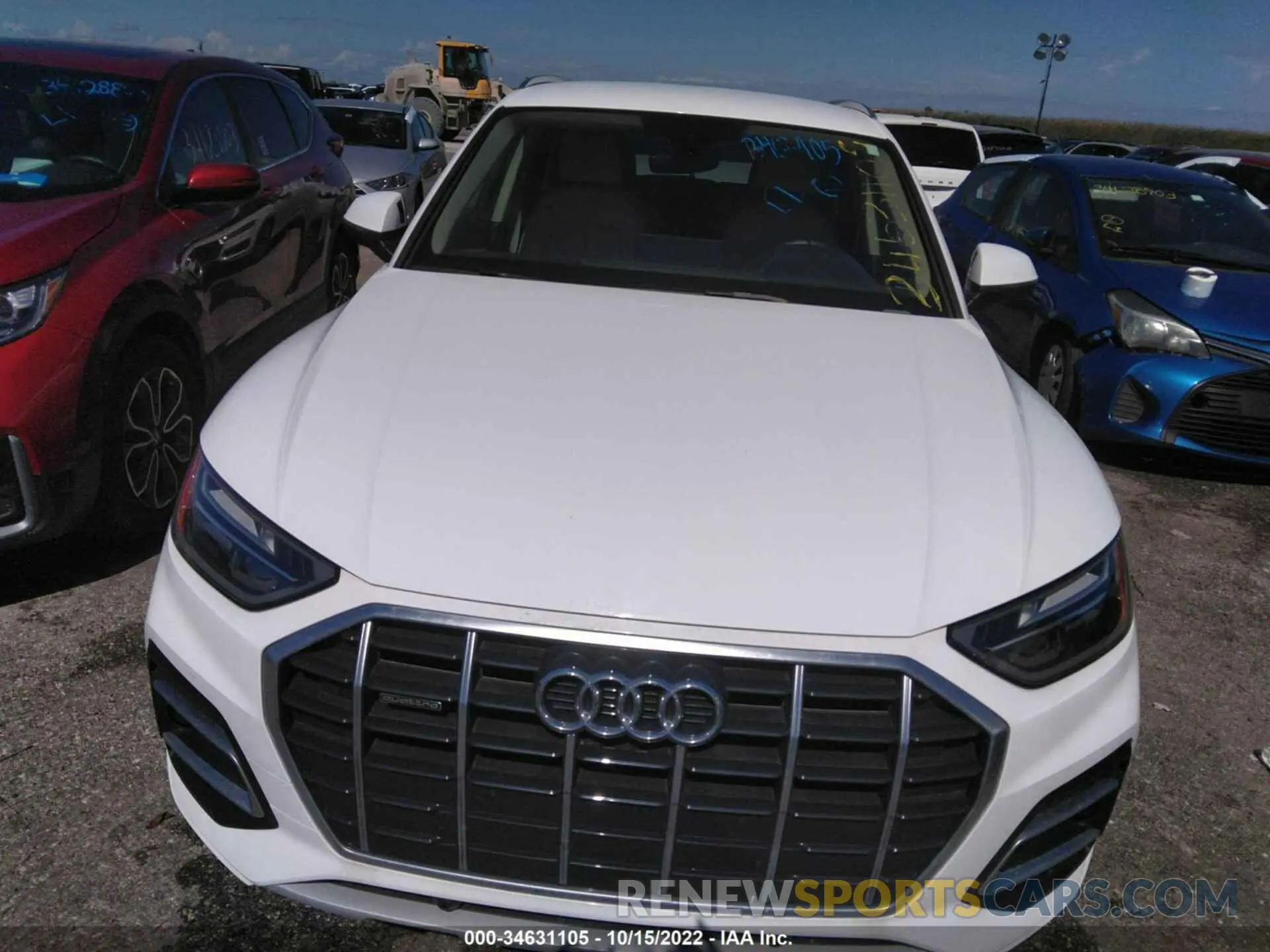 6 fotografías del automóvil dañado WA1AAAFY8M2044594 AUDI Q5 2021