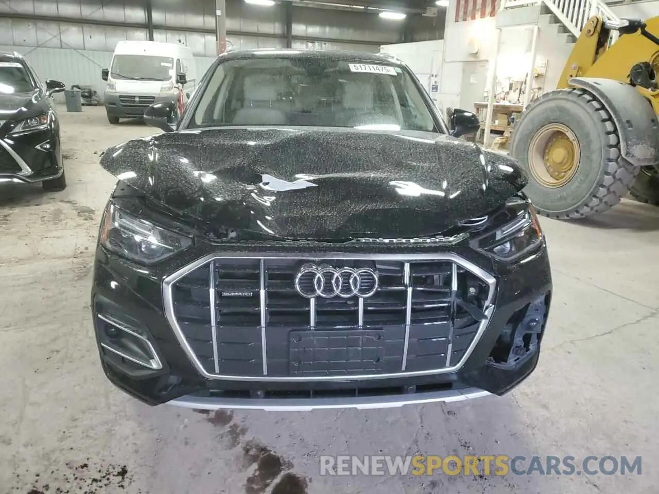 5 fotografías del automóvil dañado WA1AAAFY8M2075490 AUDI Q5 2021