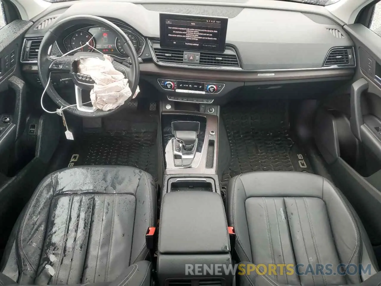 8 fotografías del automóvil dañado WA1AAAFY8M2089521 AUDI Q5 2021