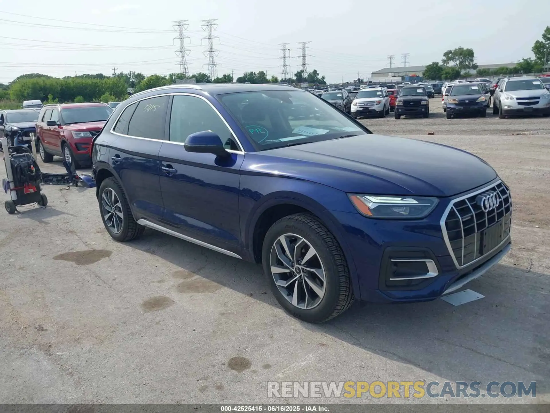 1 fotografías del automóvil dañado WA1AAAFYXM2010852 AUDI Q5 2021