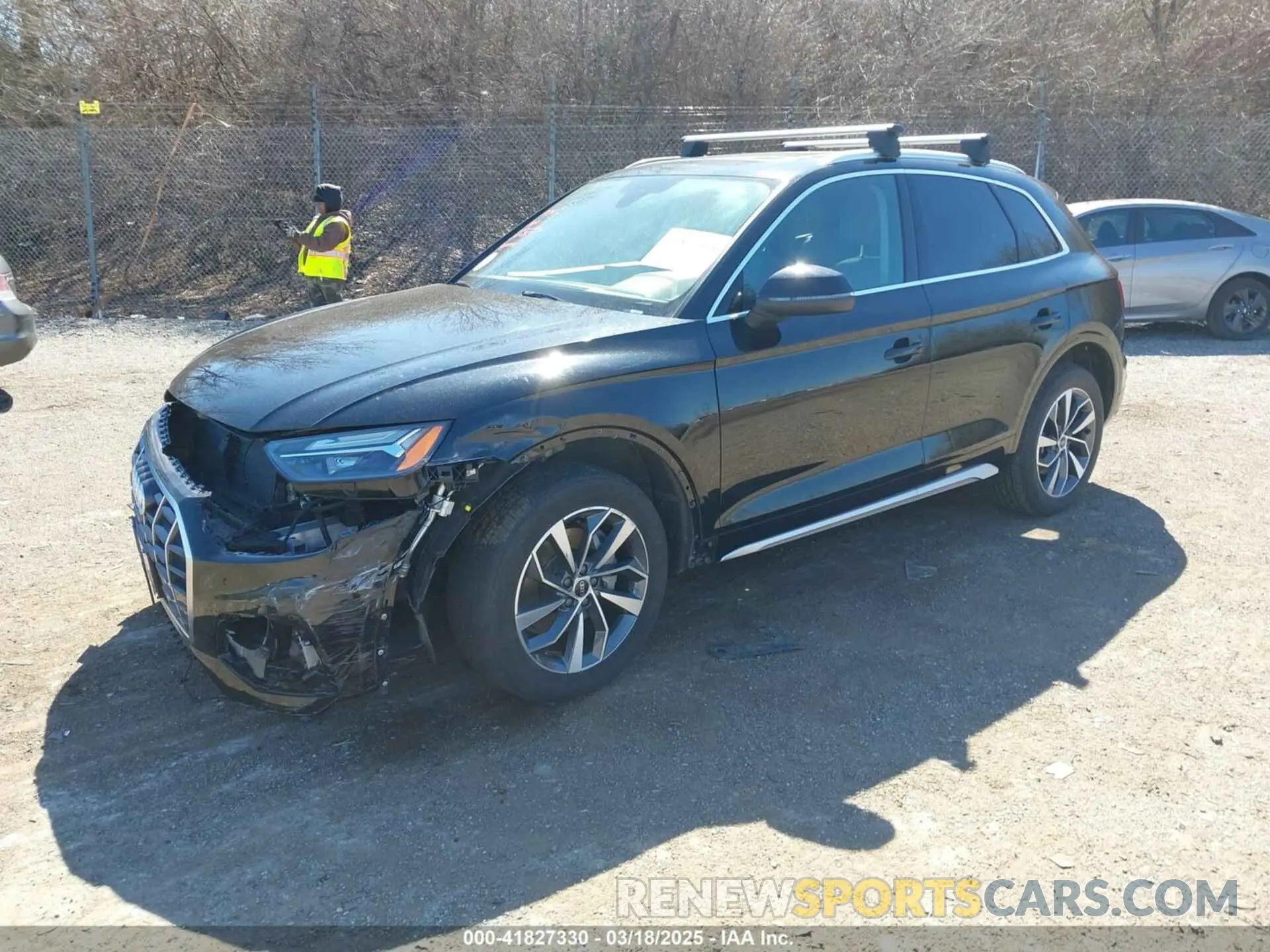 2 fotografías del automóvil dañado WA1BAAFY0M2018978 AUDI Q5 2021
